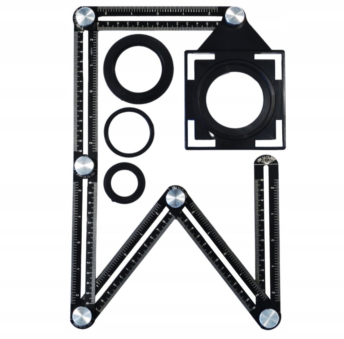 Mitme nurga joonlaud Black