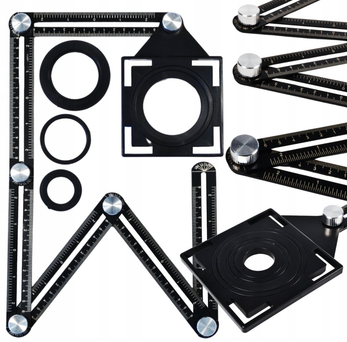 Mitme nurga joonlaud Black