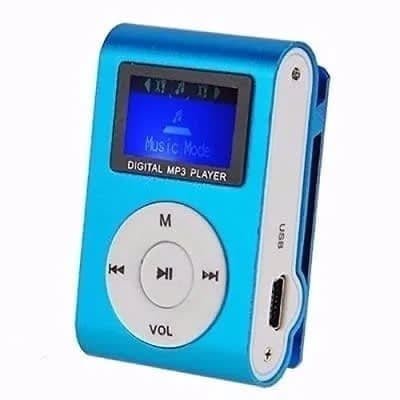 Mini MP3-mängija digitaalse ekraani ja klambriga