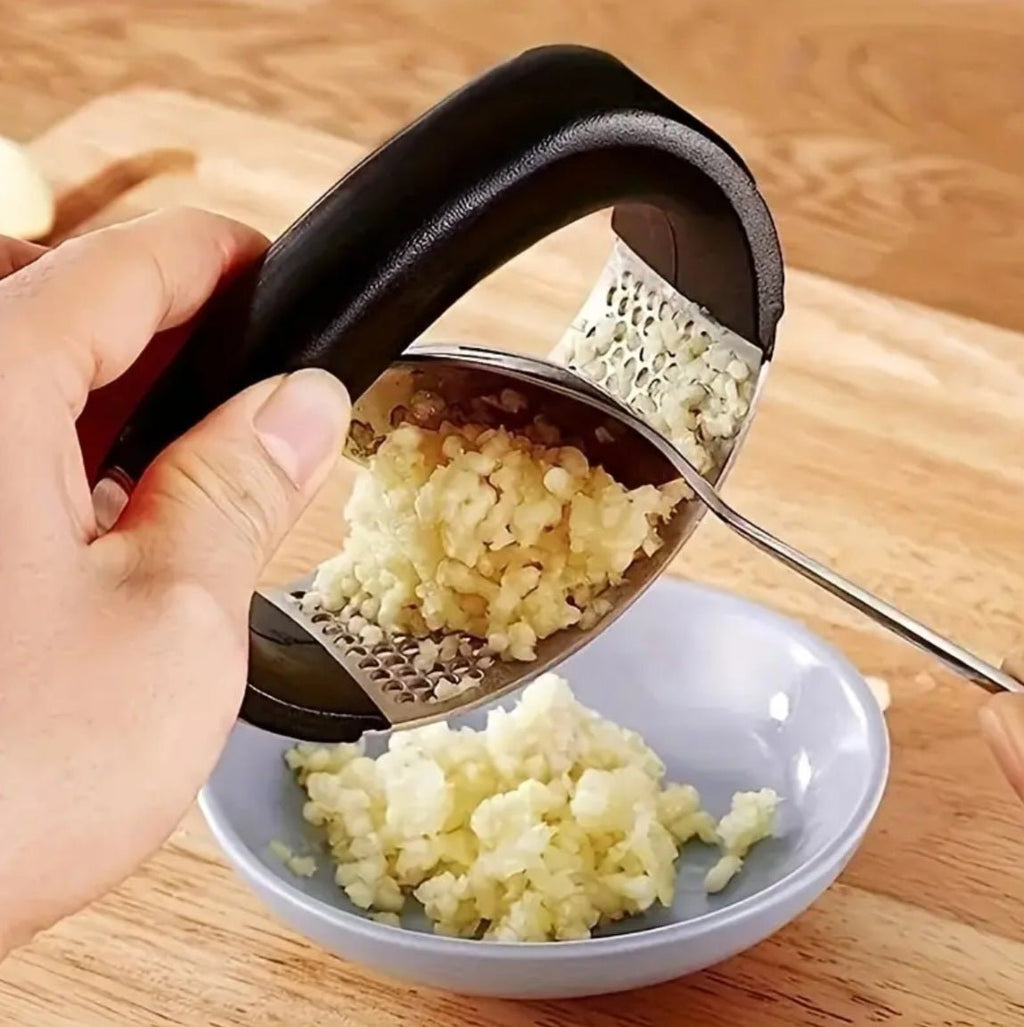Multifunctional Stainless Steel Garlic Crusher