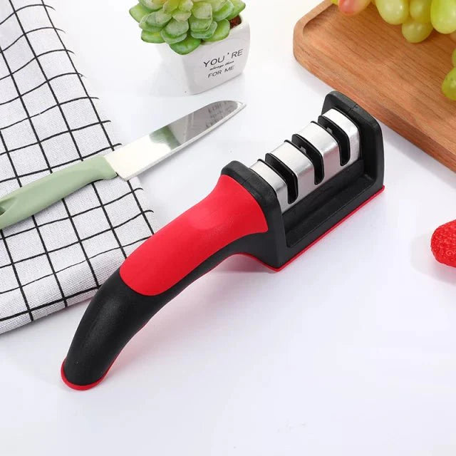 3-Stage Stainless Steel Knife Sharpener
