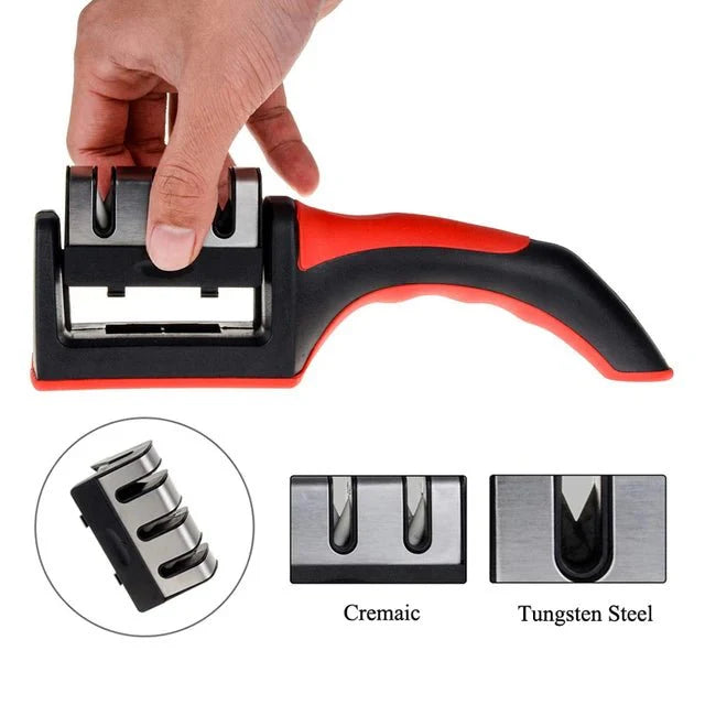3-Stage Stainless Steel Knife Sharpener