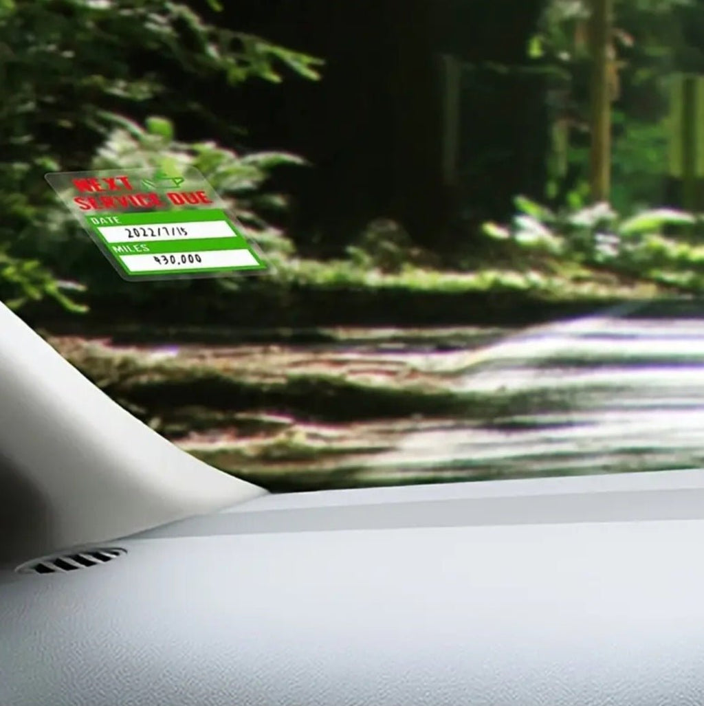 Õlivahetuse kleebised 51x51mm läbipaistev PET, 200 kleebist rullis