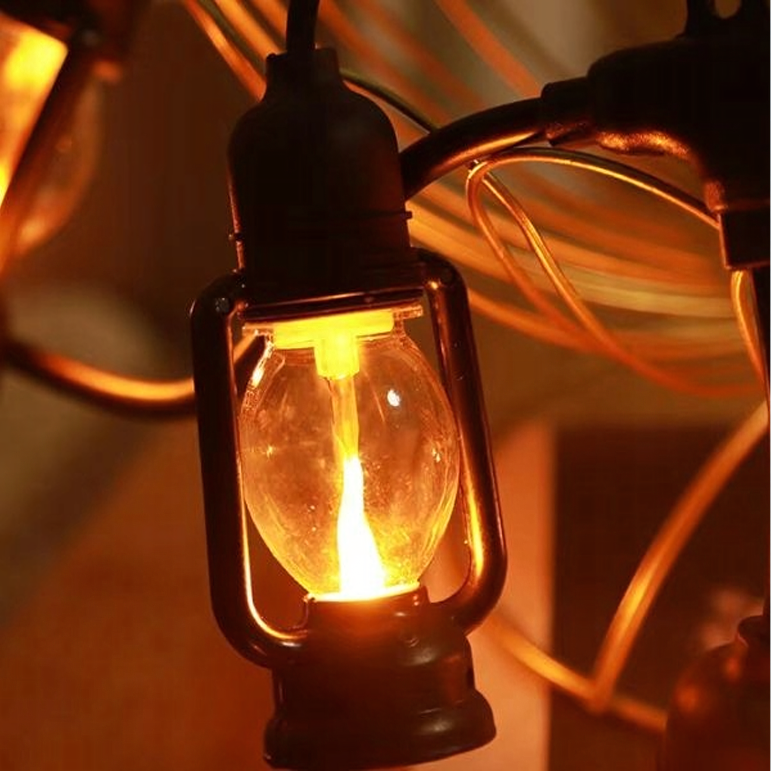 LED Decorative Light Garland 10 pcs Lanterns 10cm 5m