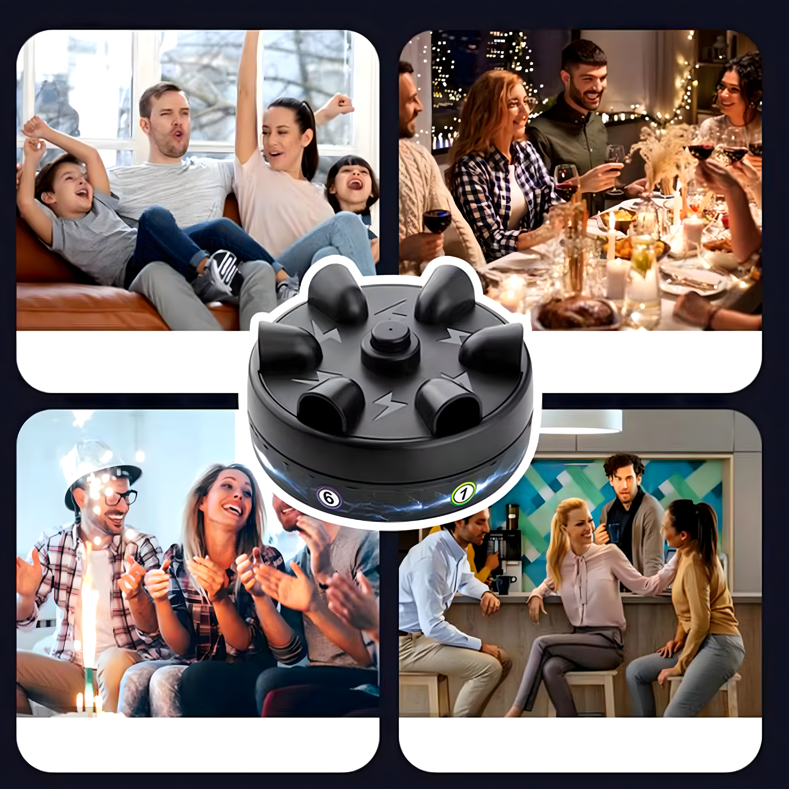 Hull rulettimäng valedetektoriga ja elektrišokiga 6 inimesele Variiograph