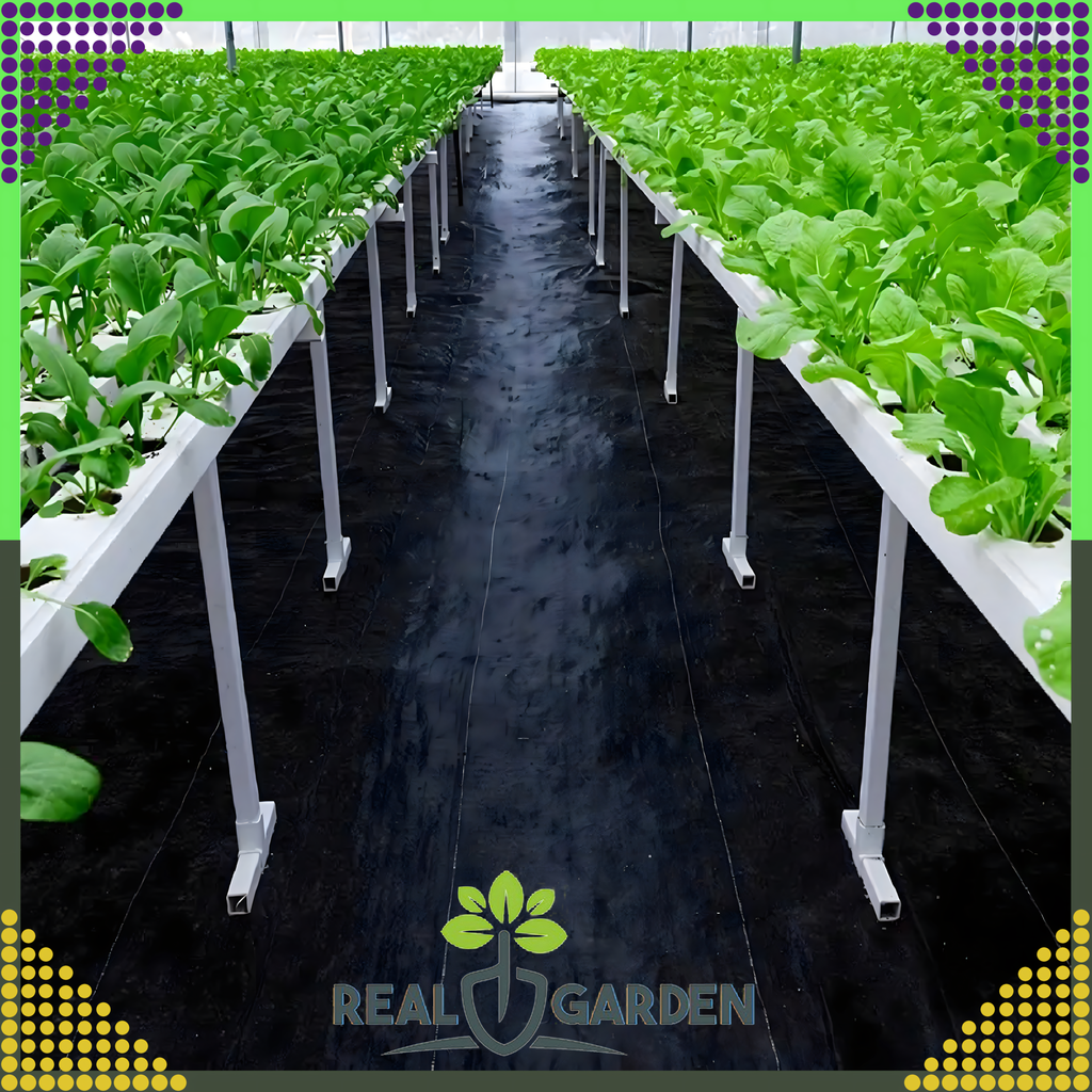 Black 70g 1.6x100m UV Agrofabric Weed Control Mat with Anchors