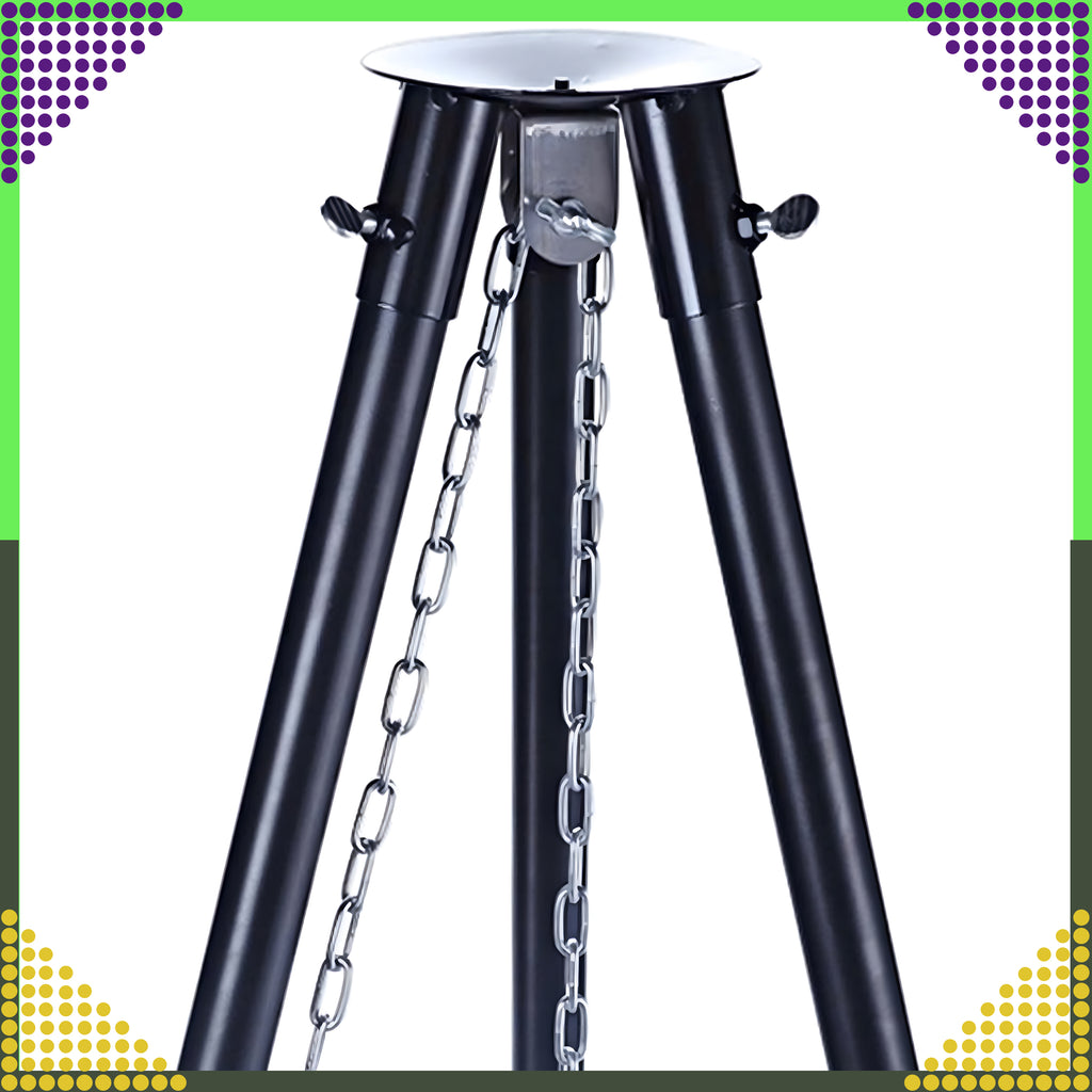 Palenisko Trójnóg Grill Ogniskowy Ogrodowy Wiszący Duży Ognisko Ruszt