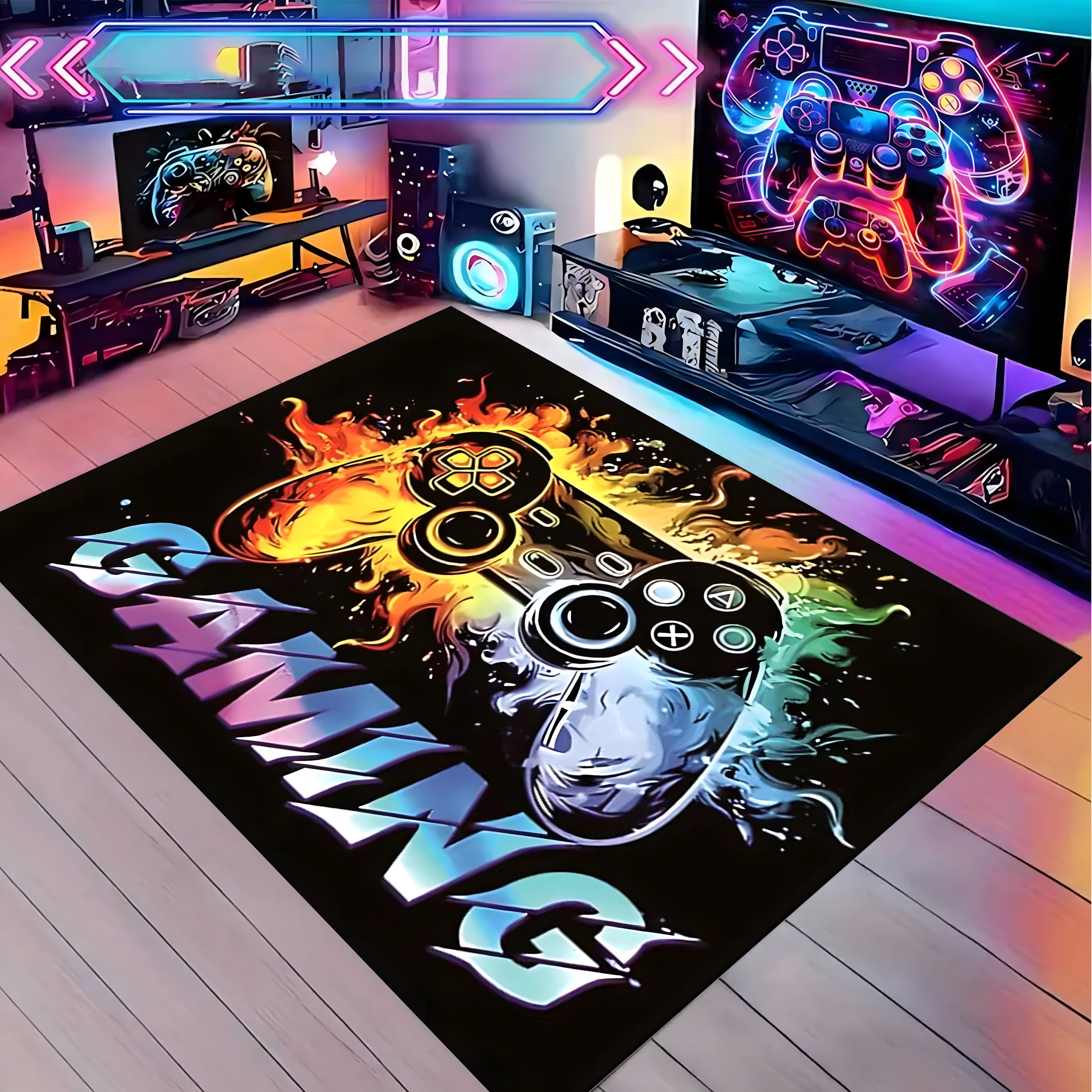 Kaitsev mängumatt vaip jooksuraja tüüpi tugitooli või mänguritooli alla 50x80 cm