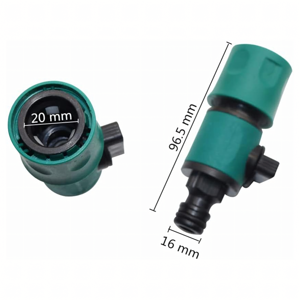 Quick Connector Garden Hose Coupling with Valve and Nipple