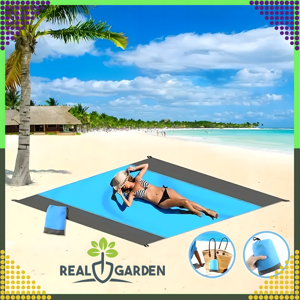 Rannatekk Piknikurätik Veekindel Matkamiseks 210 x 200 cm Suur