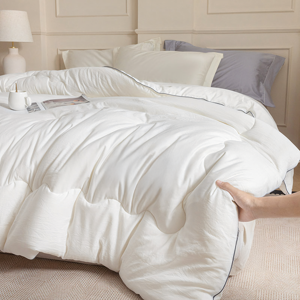 Talvine lambavillast tekk, soe talveks, lambavill, 200x220cm