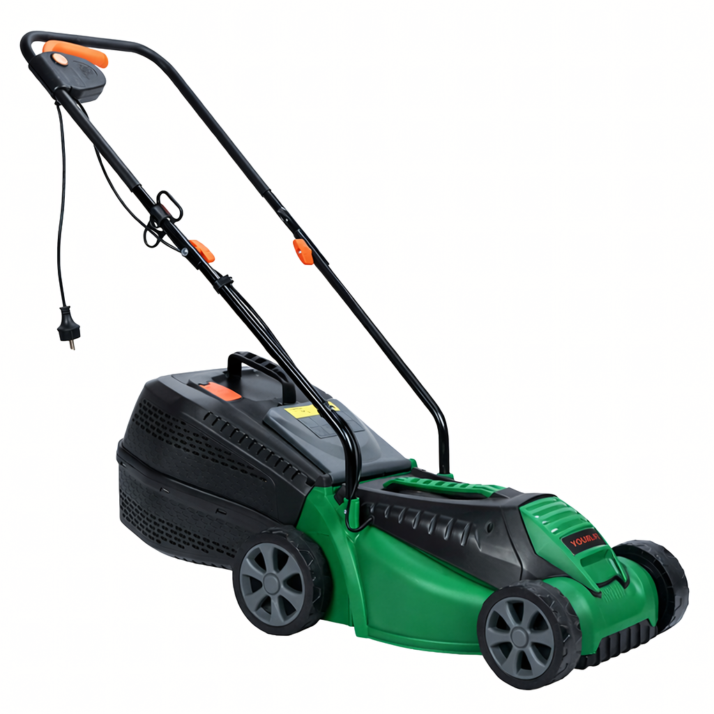 Electric Lawn Mower 1600W 32cm with 30L Grass Collector