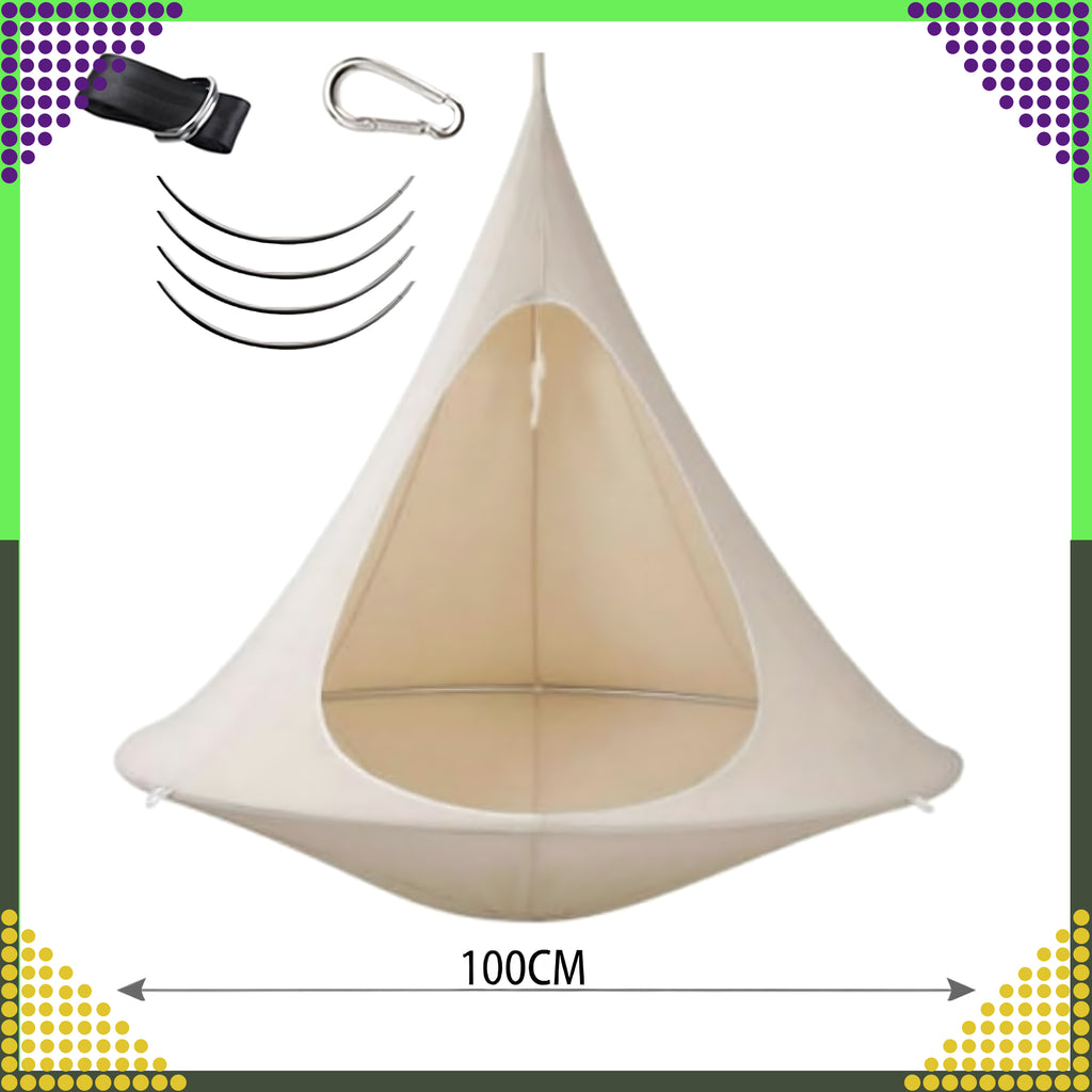 Telgi riputatav võrkkiik kookon aiamõõduga kiiktool toonekurepesa tugev