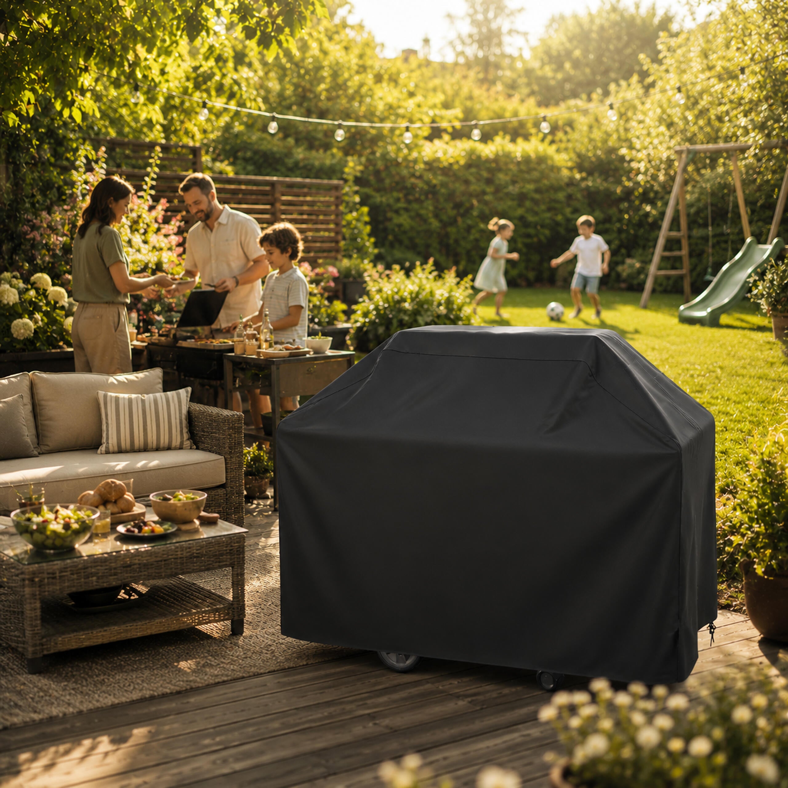 Large Waterproof Grill Cover 145x117x61cm