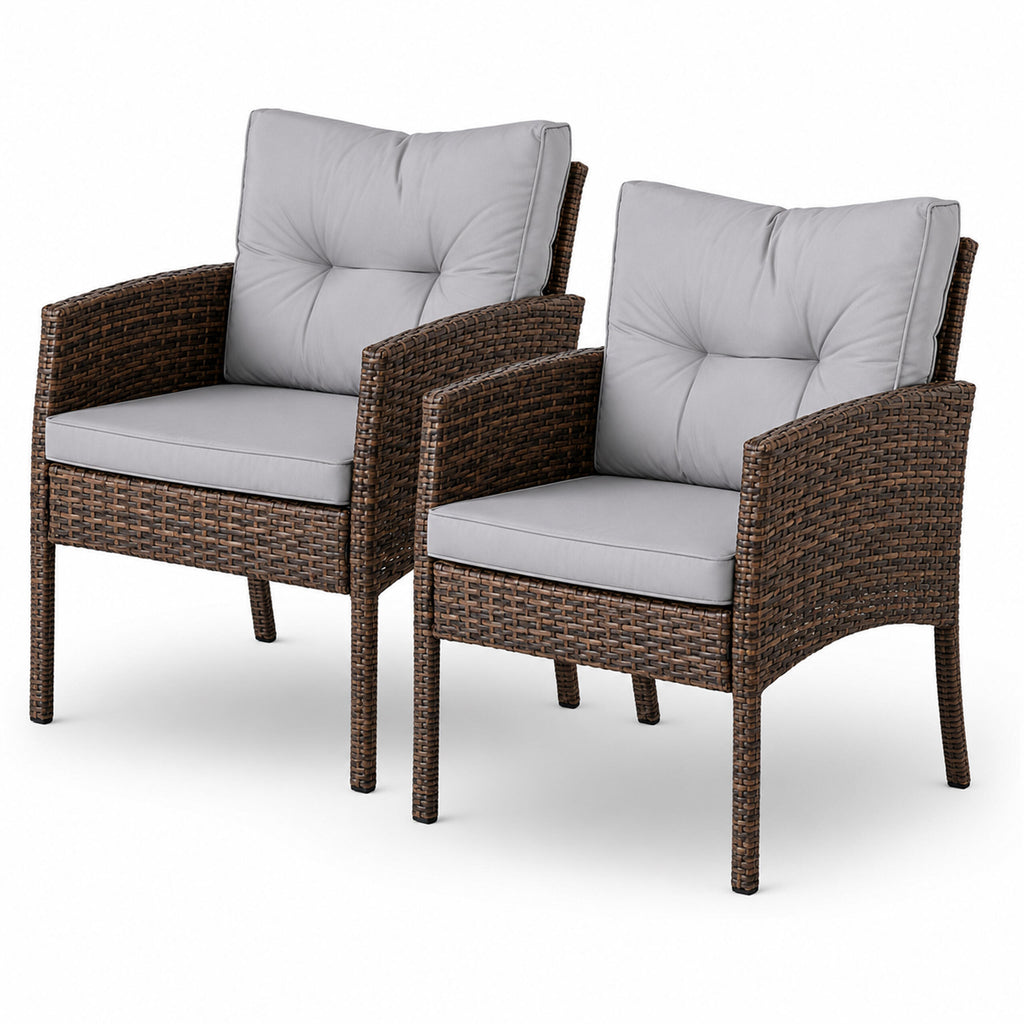 6-Piece Outdoor Rattan Furniture Set for Patio and Garden