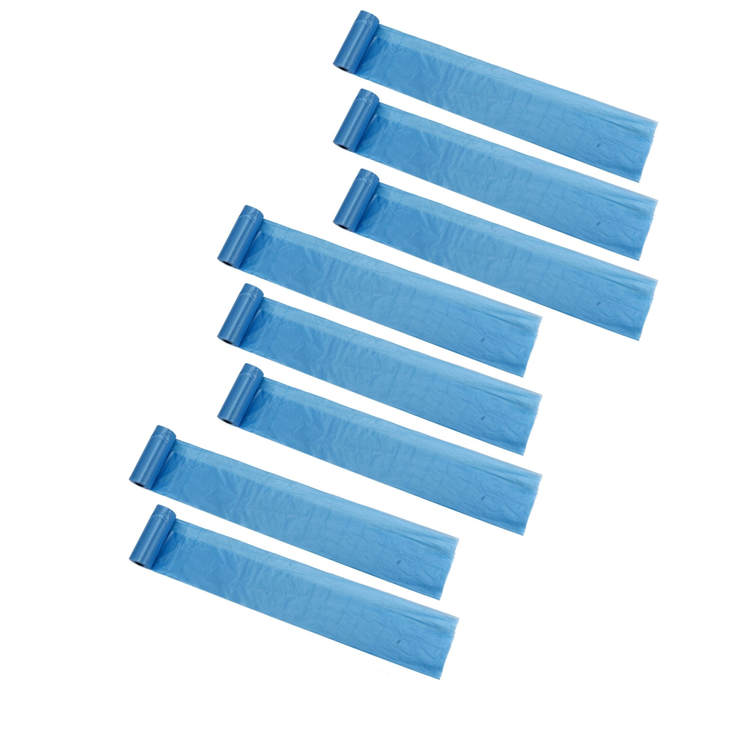 Koerajäätmete kotid, tugevad fooliumkotid koerakaka jaoks, 8 rulli, 120 tk