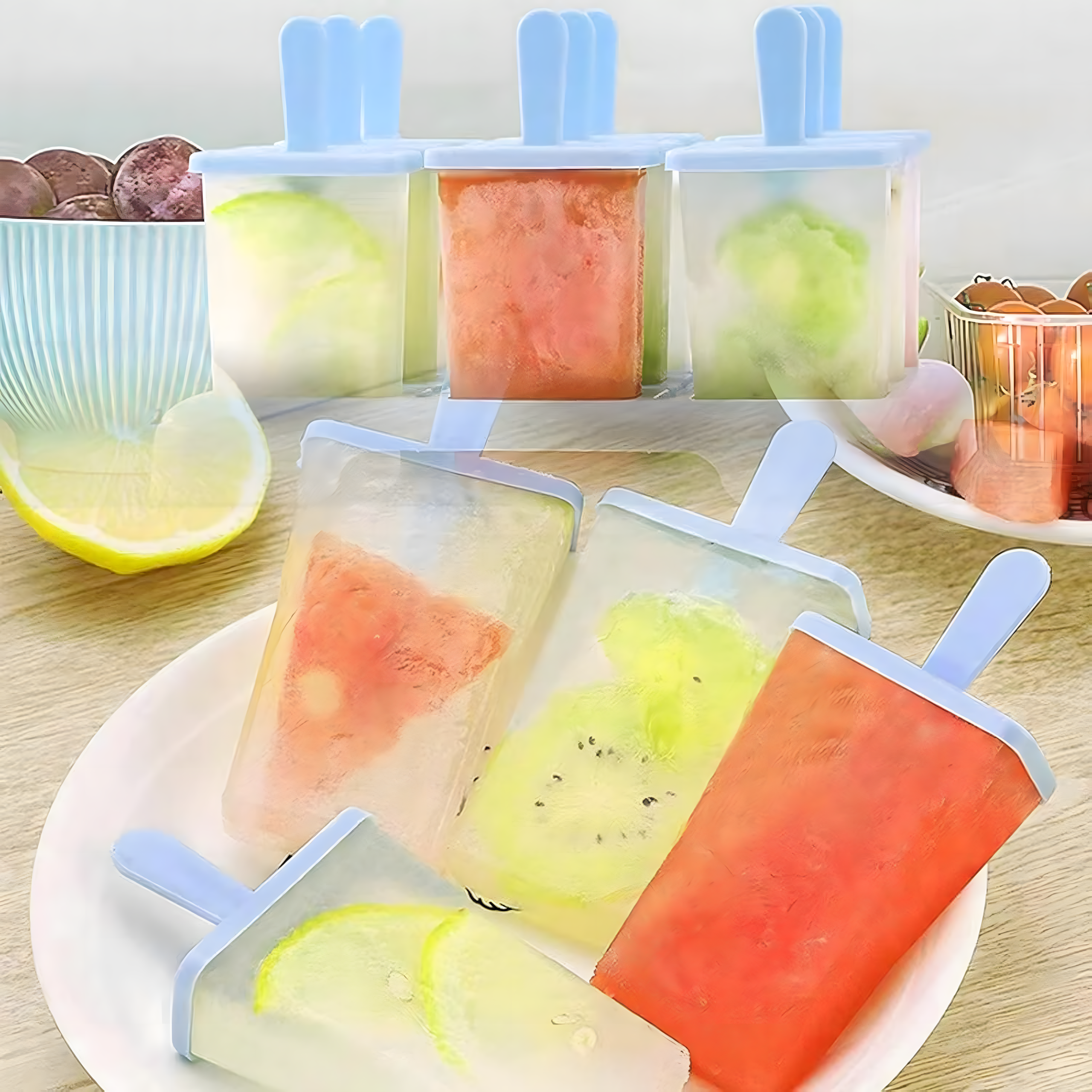 Molds Ice Cream Mold Homemade Sorbet Ice Cream Mold 9 pcs