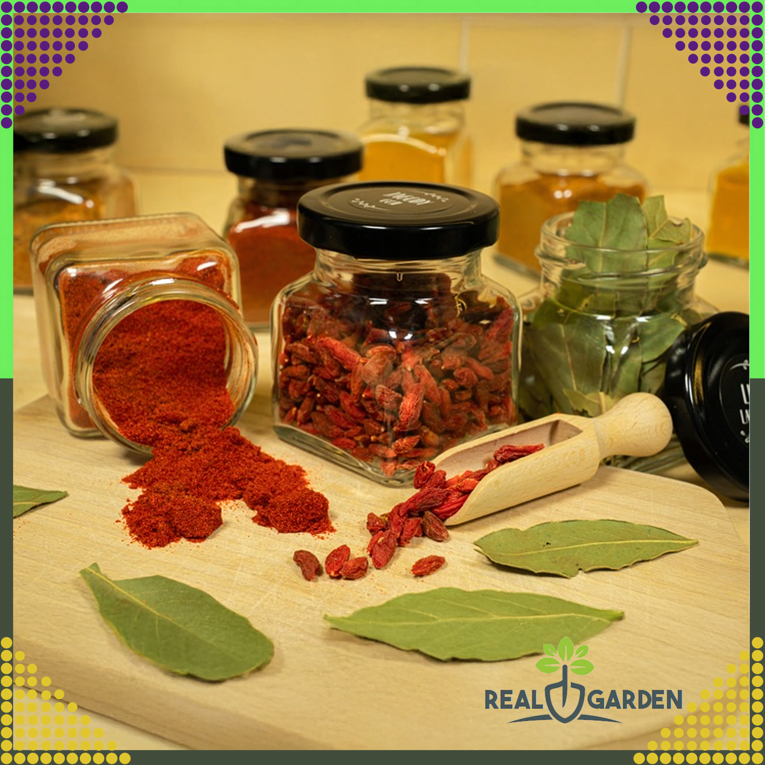 Vürtsipurgid 120ml 24 tk koos 200 kleepsu, lusika ja raamatuga