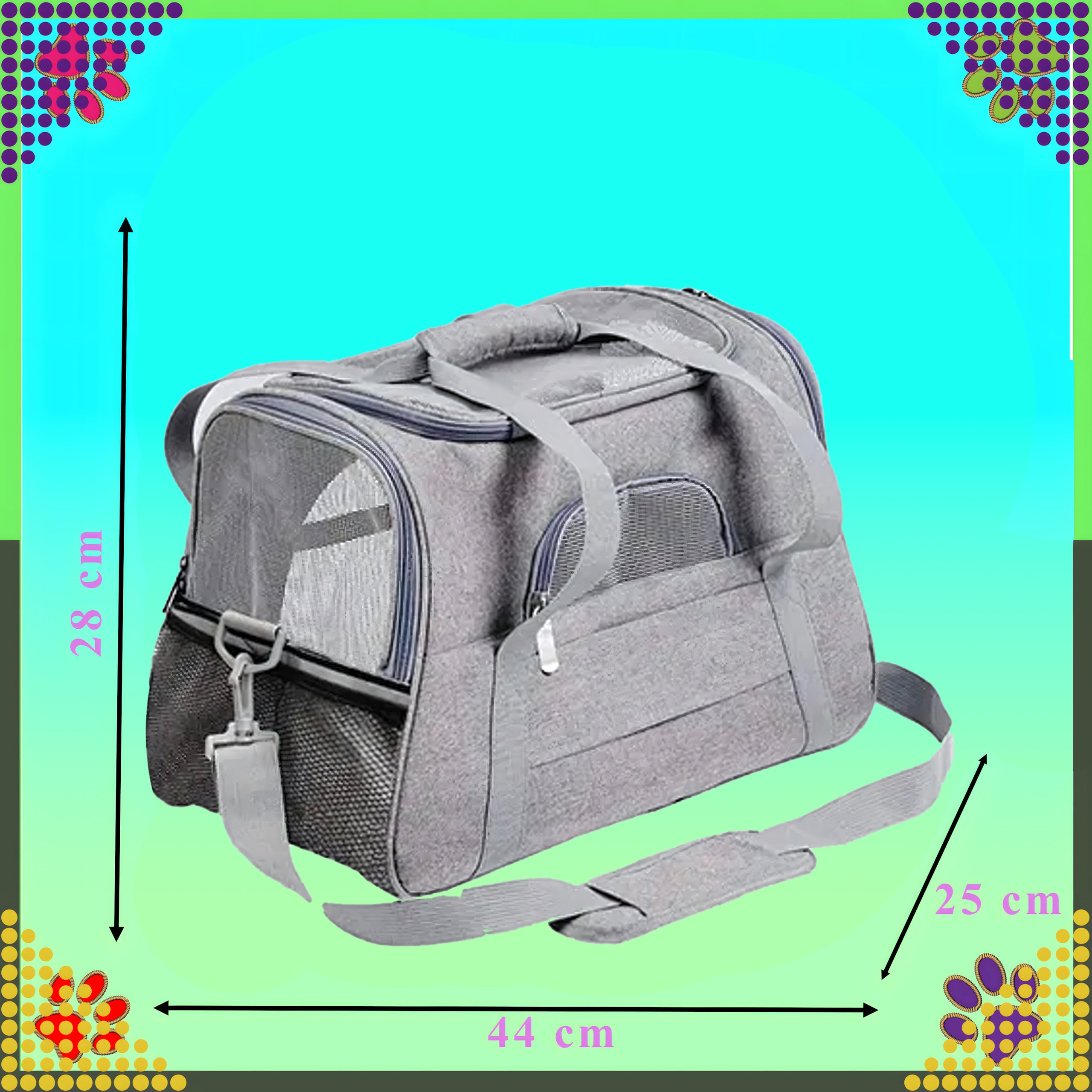 Suur transpordikott koera, kassi, jänese ja teiste loomade aedikule, autosse