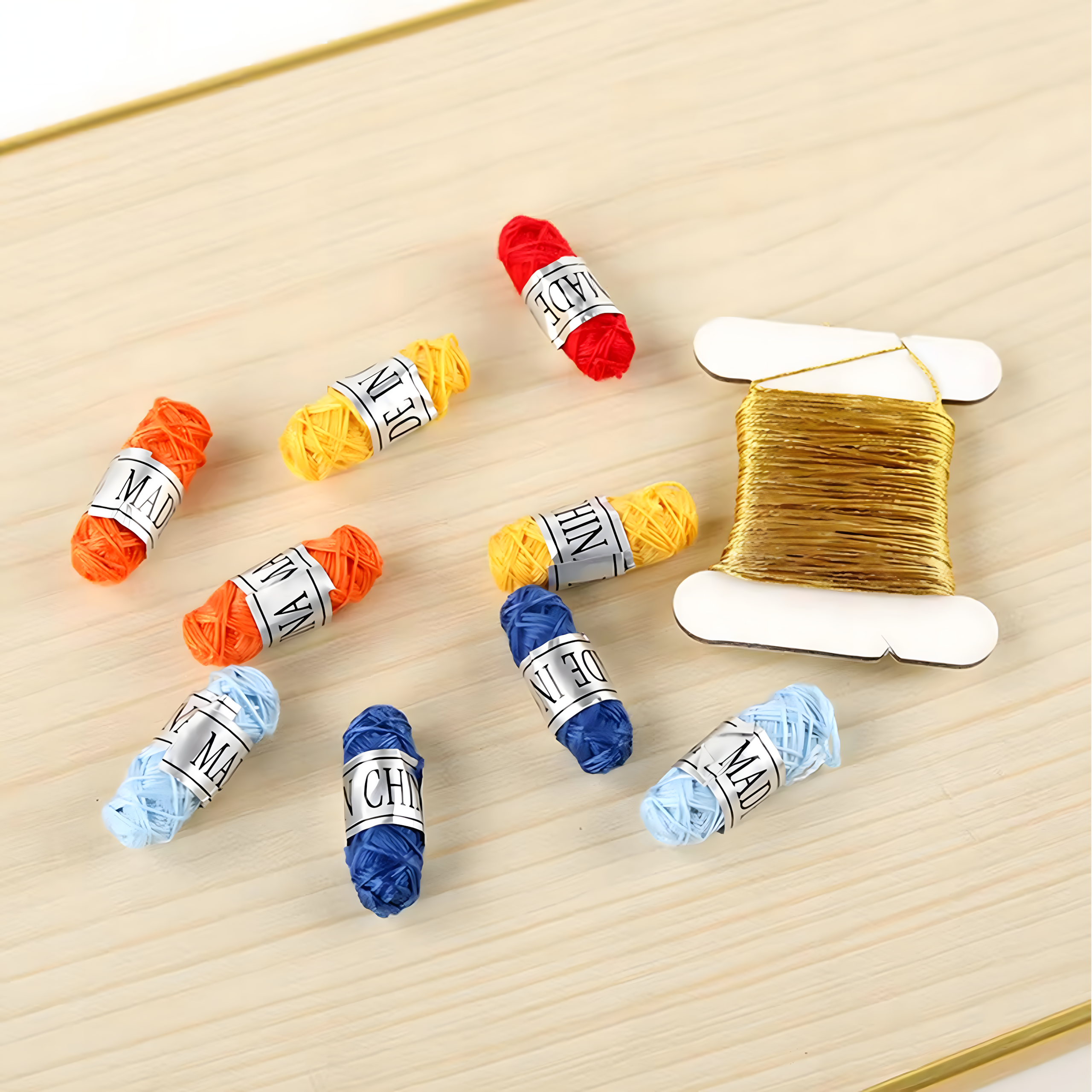 Loominguline komplekt niidikunstiks, Interroad tikkimine, LED-pilt raamis 21x30 cm