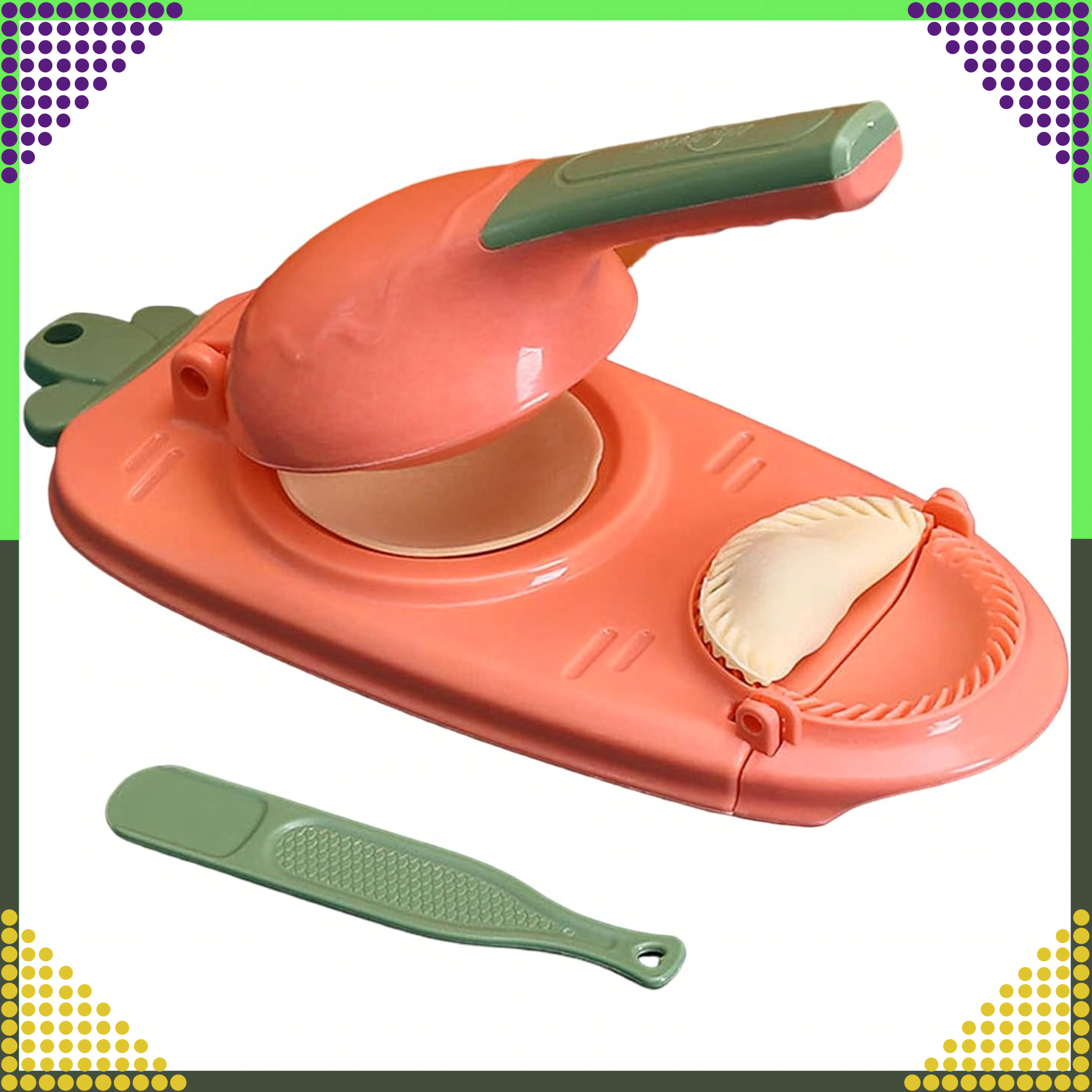 Pierogarka 2w1 pelmeenivorm pierogide vormimiseks