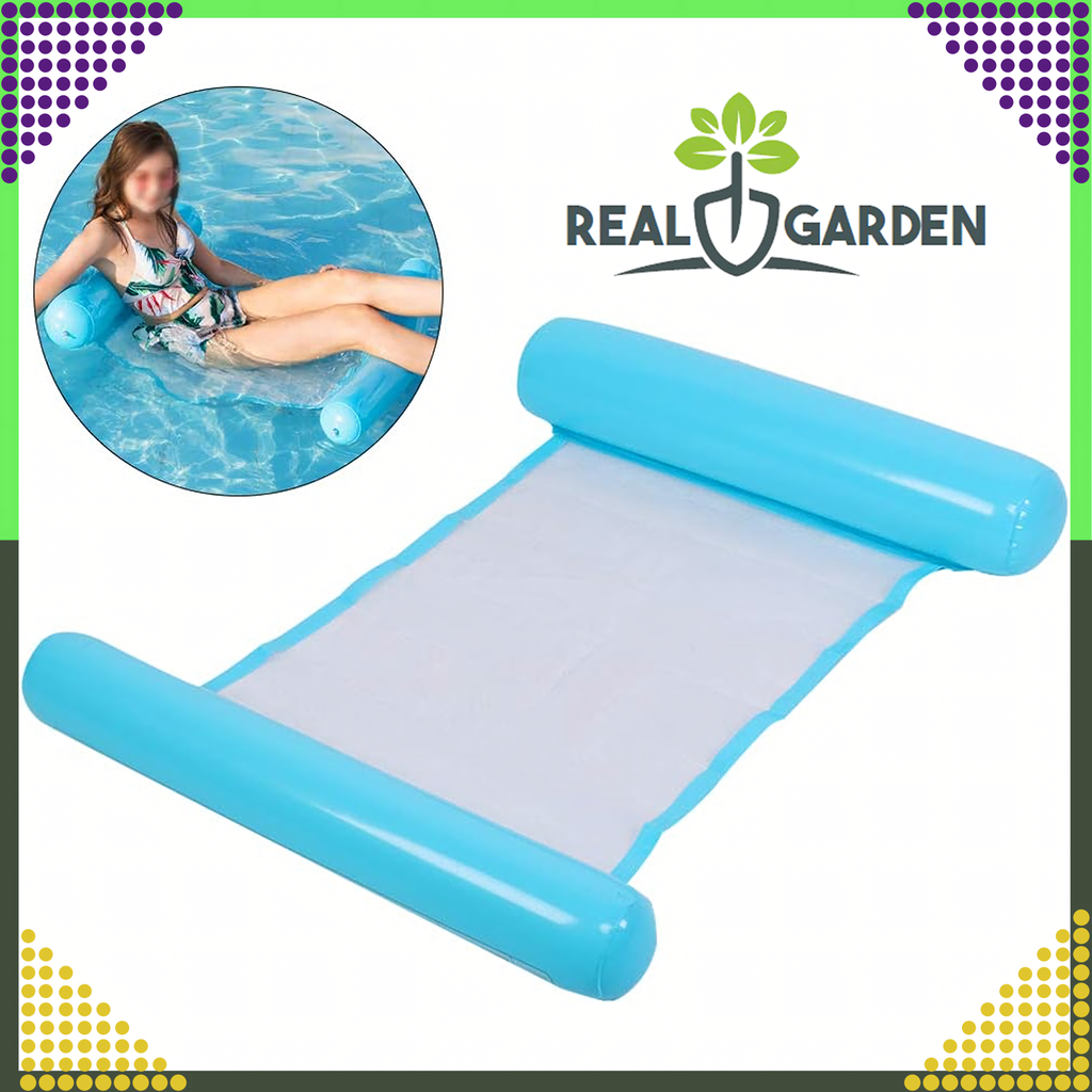 Rippvoodi täispuhutav madrats veetool ujumiseks lamamistool basseini ja puhkuse jaoks