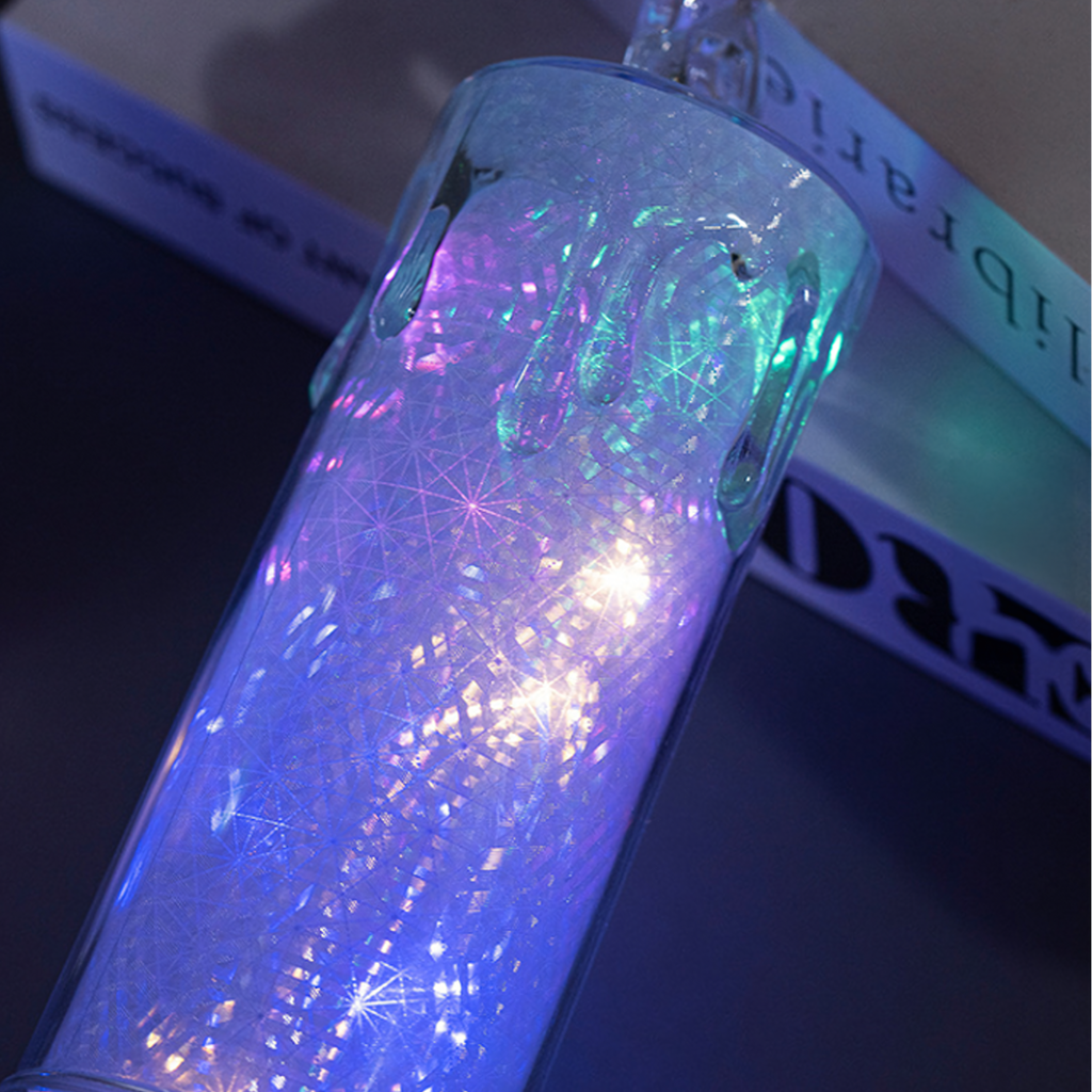 Sädelev patareitoitega LED-küünla sisu 19,5 cm RC-K-1837