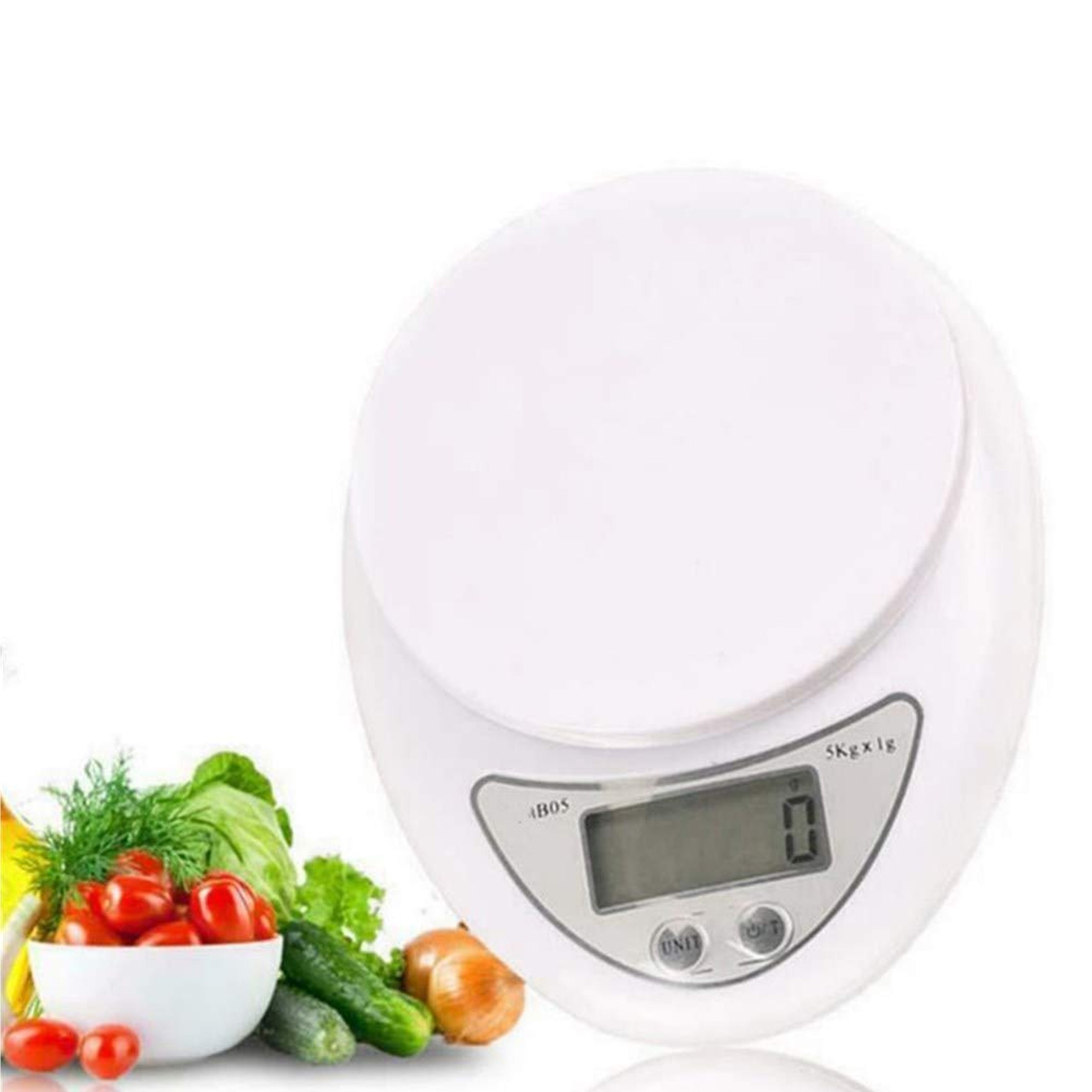 Precise LCD Electronic Kitchen Scale with Tare Bowl 5g 5000g/0.1g