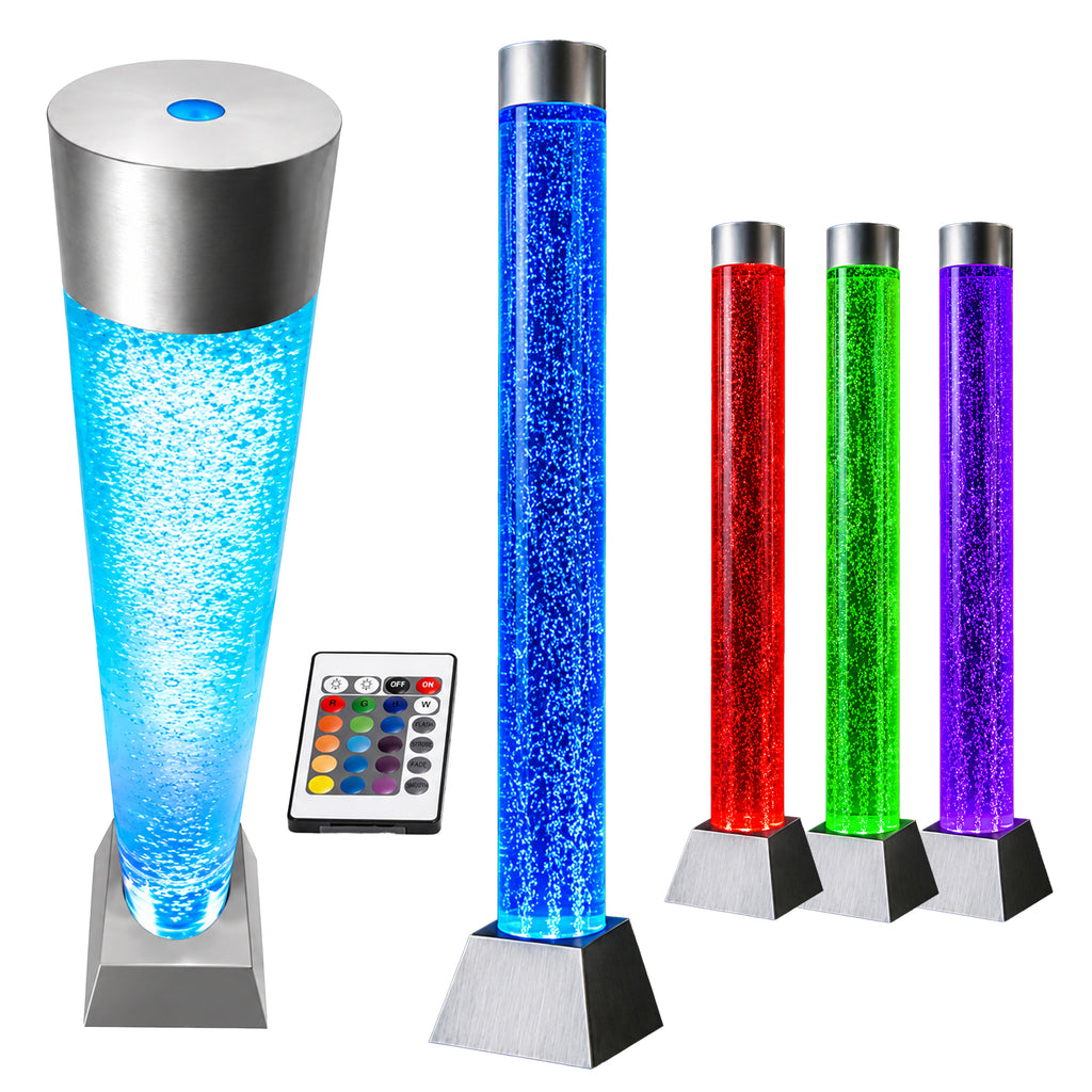 Water Bubble LED RGB Floor Lamp Column 180x15cm with Remote Control