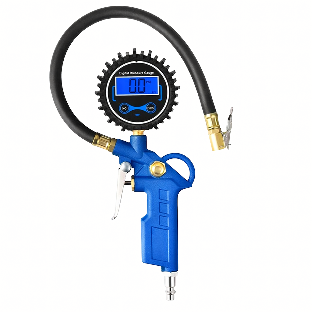 Digital Tire Inflator Gun with Electronic Pressure Gauge 14Bar