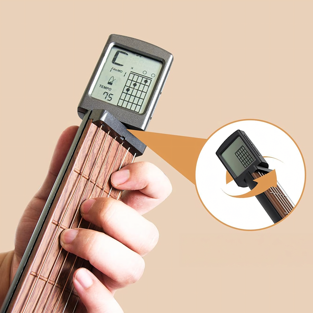 Digitaalne treener, kitarrikõlade treener ekraaniga, kaasaskantav mini kitarr