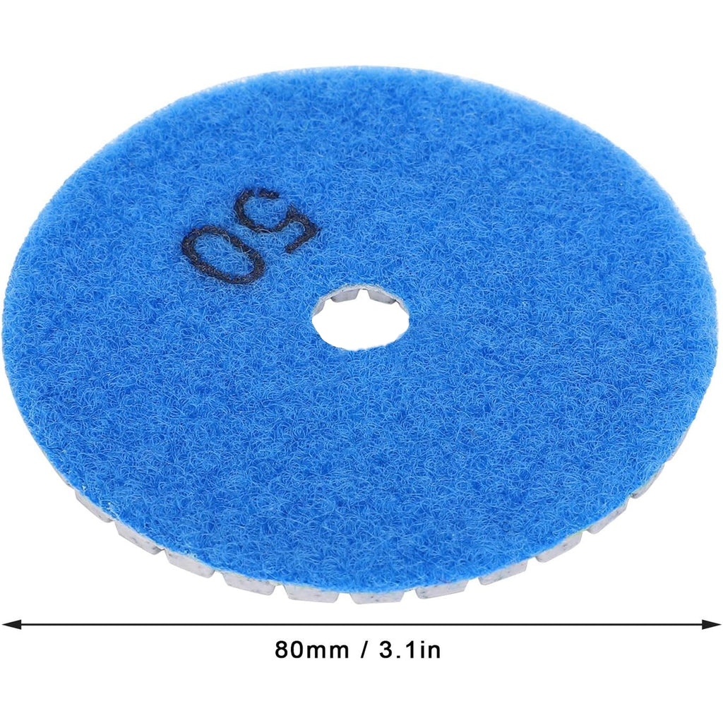 10x teemantpoleerimisketas 80mm portselanplaatide lihvimiseks, takjakinnitusega G50