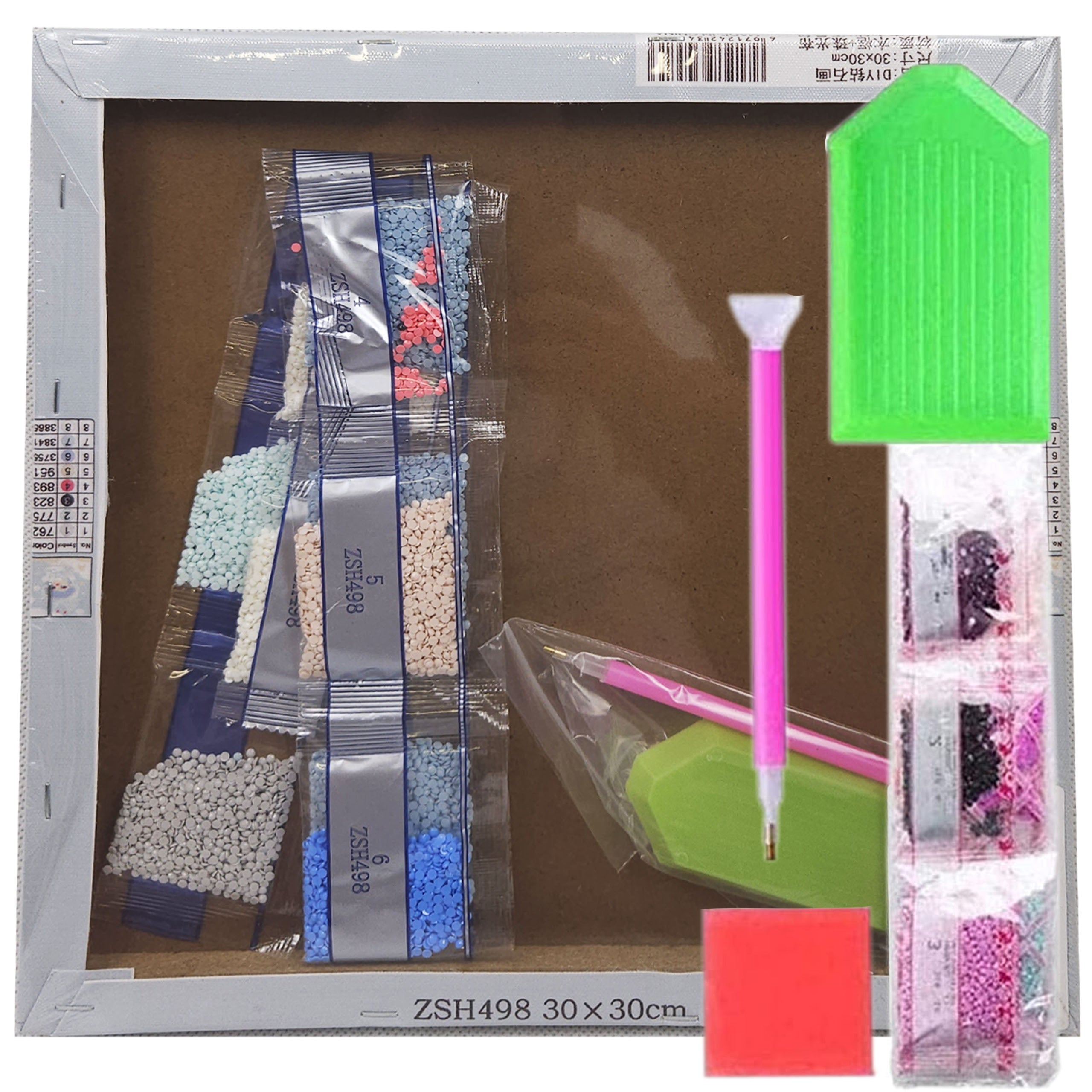 Teemanttikand 30x30 Teemantmaal Teemantmosaiik Anime Pilt