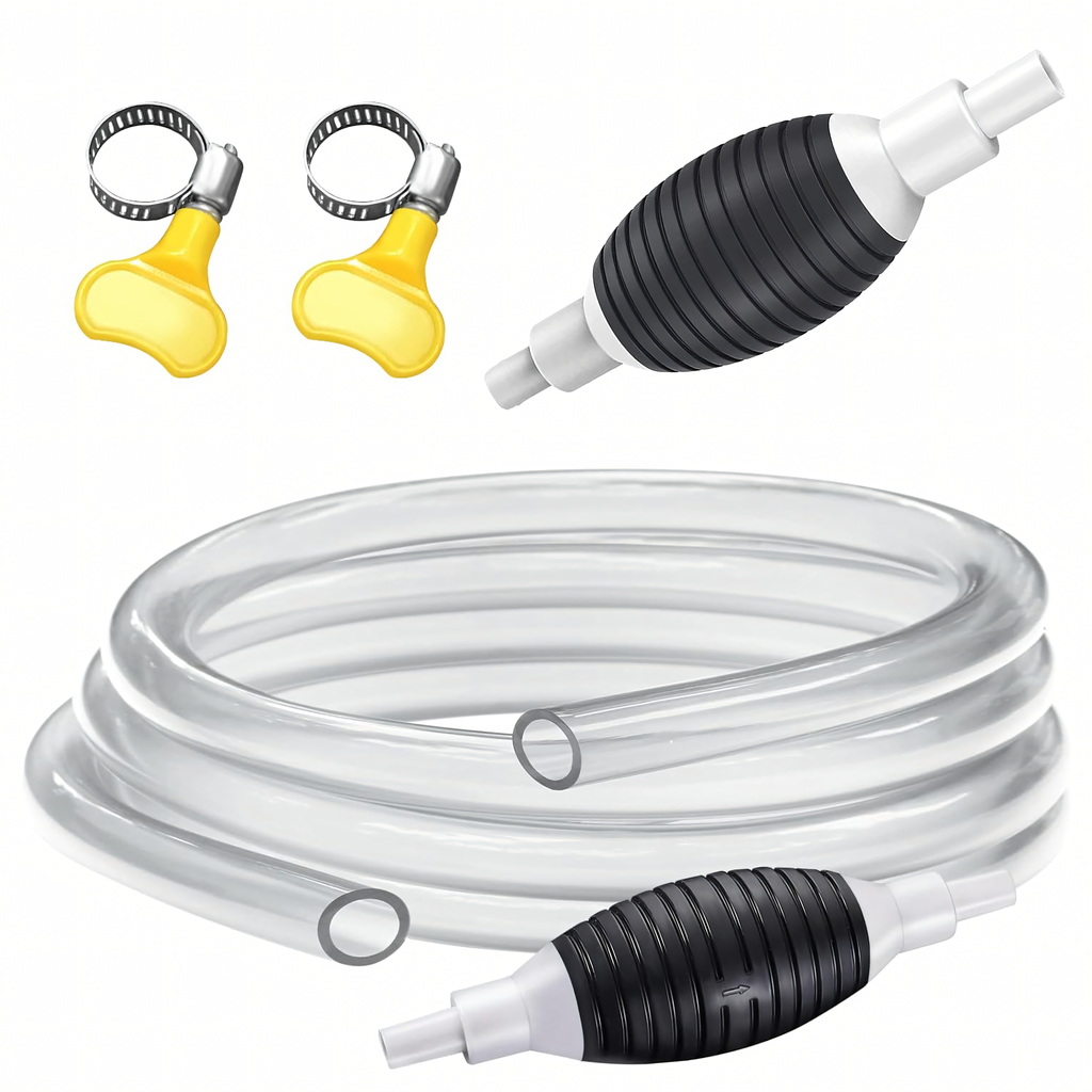 Käsipump kütuse, õli, diisli ja vedelike eemaldamiseks voolikuga