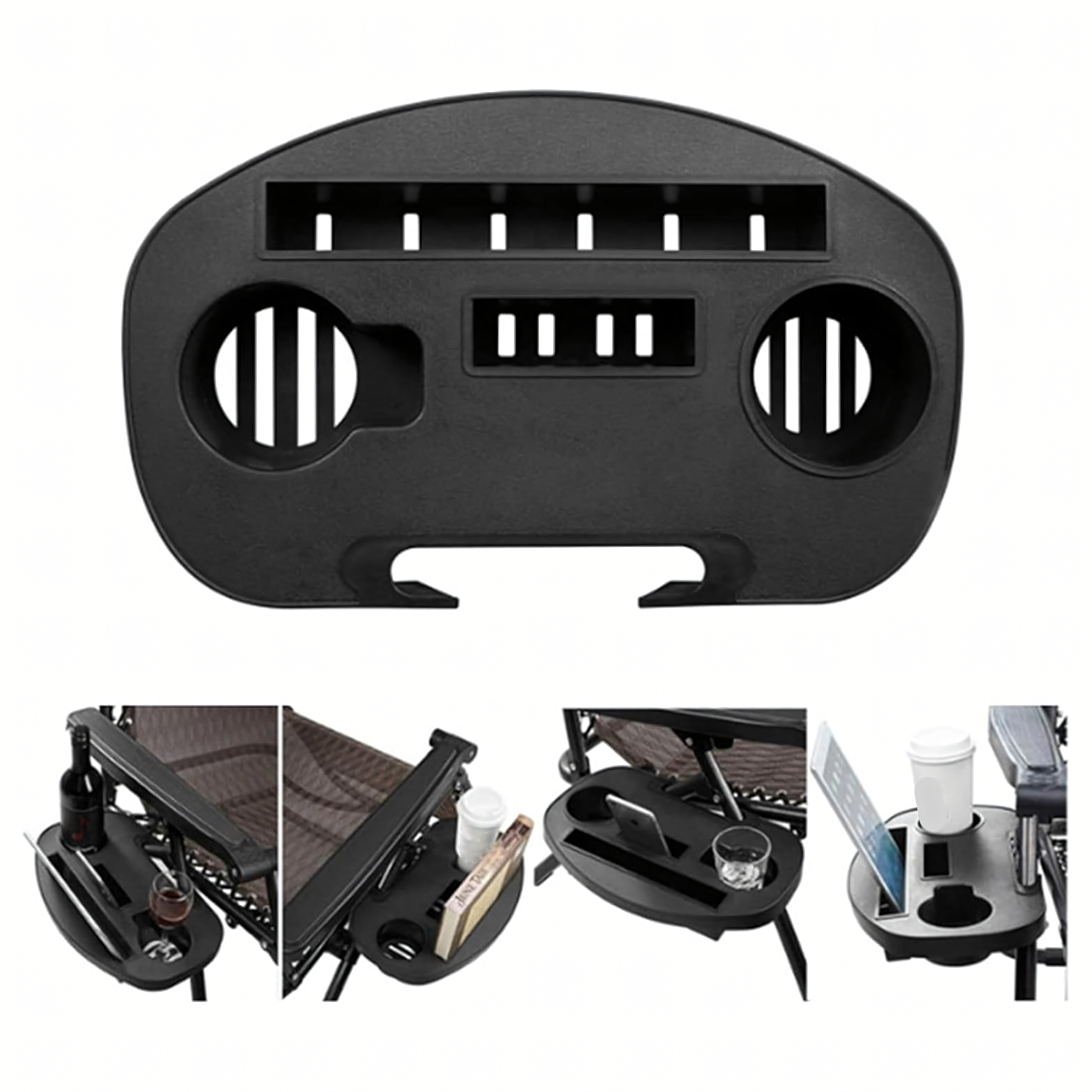 Drink Organizer Holder for the Zero Gravity Deckchair with a Phone Cup Tray