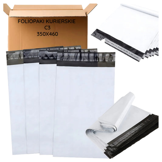 Kullerikileümbrikud valged C3 350 × 460 mm – 50 tk