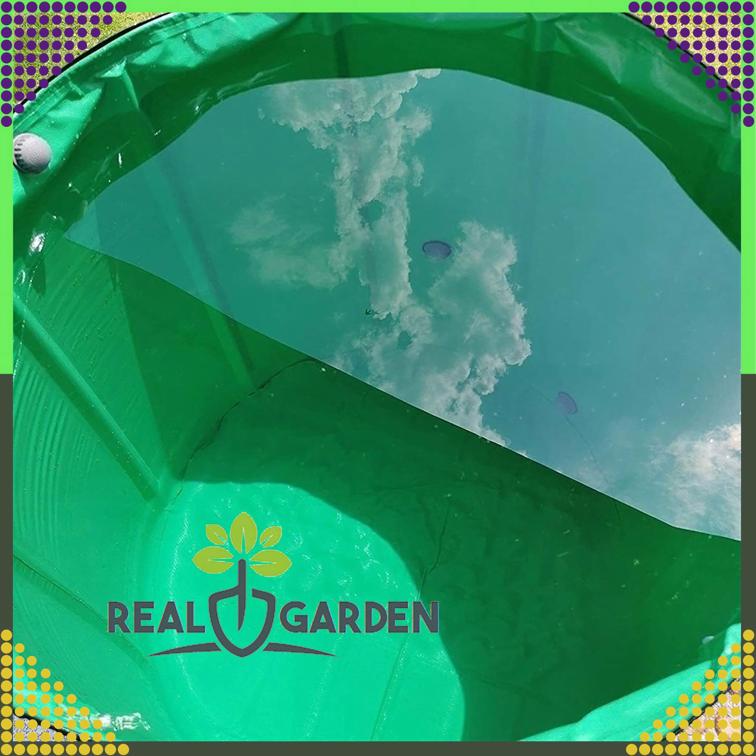 Foldable 100L Rainwater Barrel with Tap