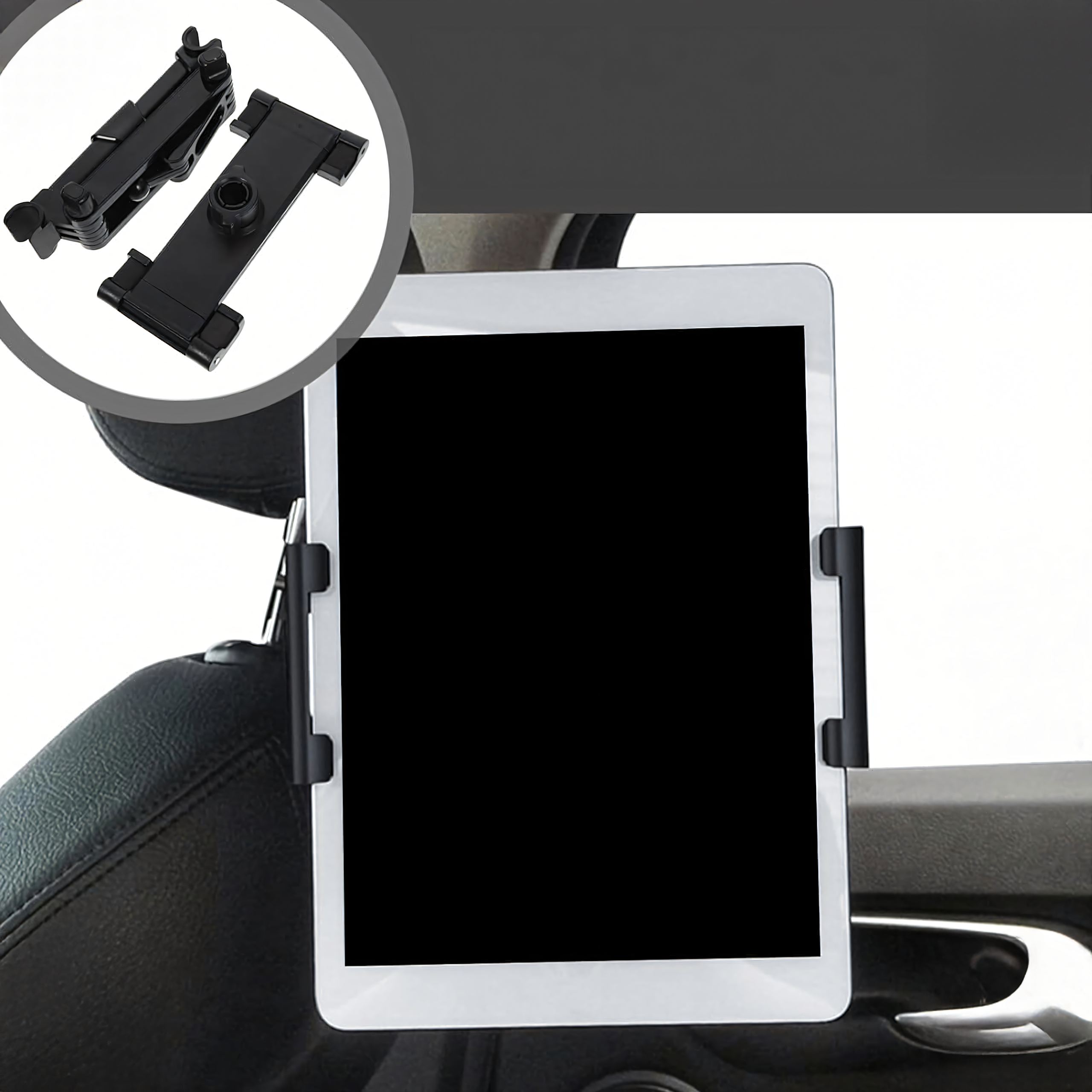 360° Car Headrest Mount Holder for Tablet and Phone