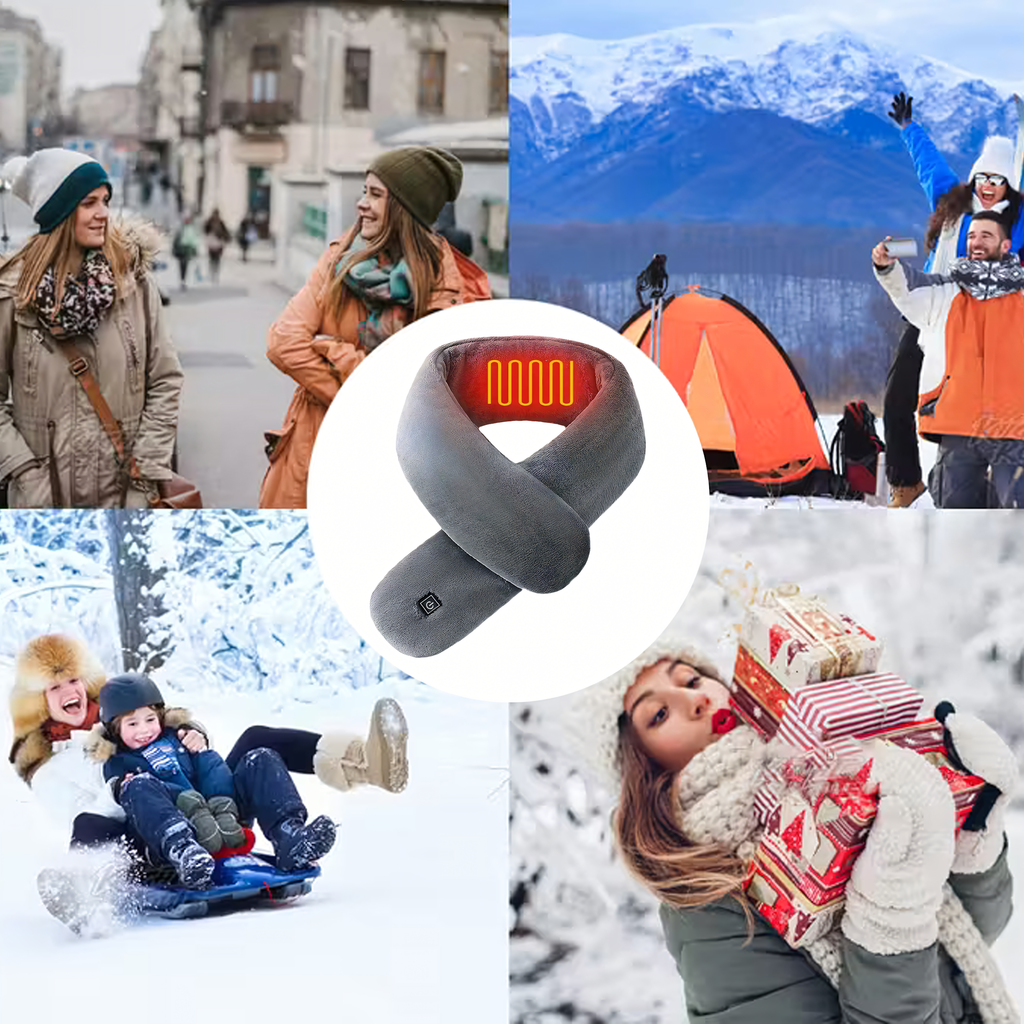 Soojendusega sall Elektriline soojendussall USB Talvine soojendaja