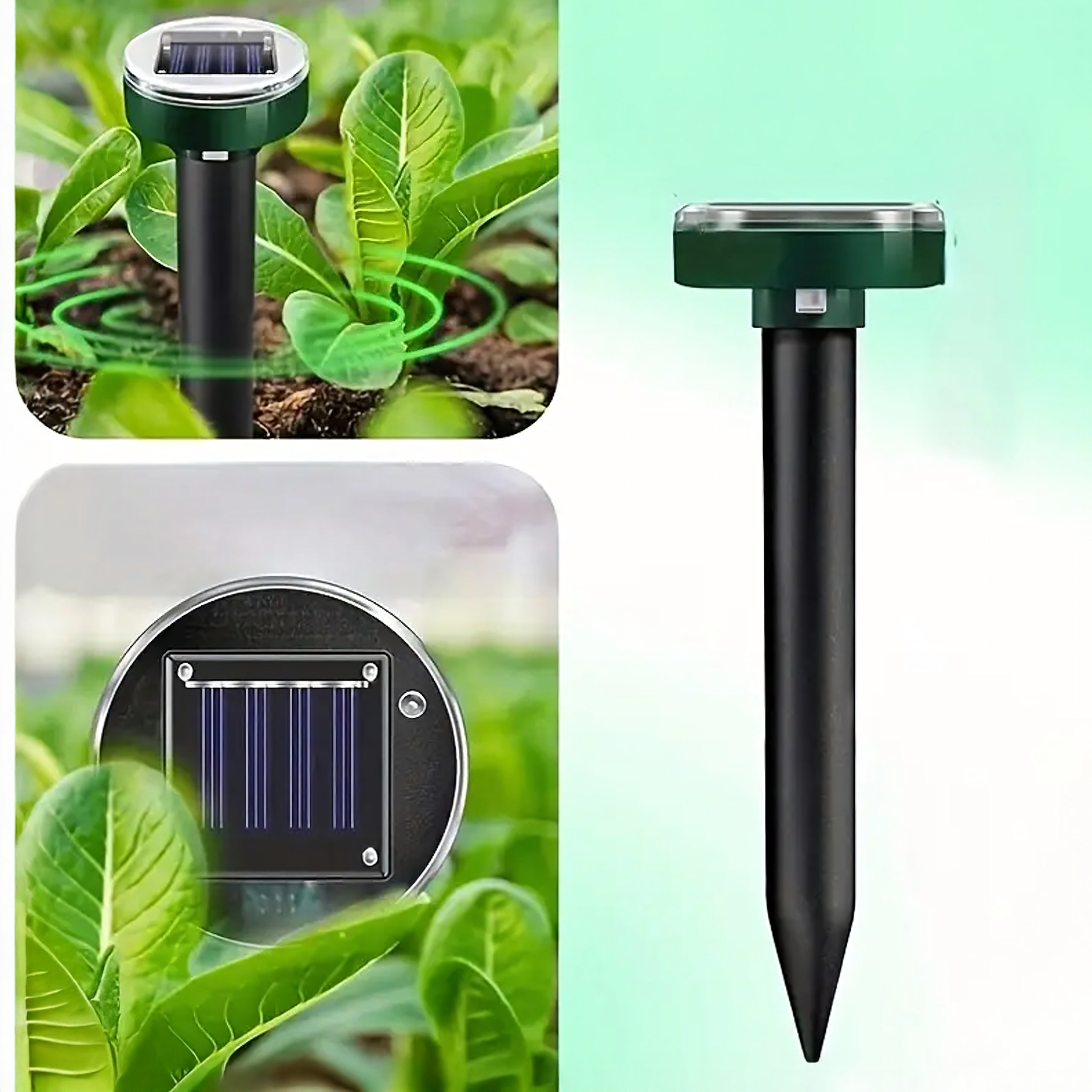 600x päikesepatareiga mutipeletaja ultraheliga tugev komplekt 4 tk