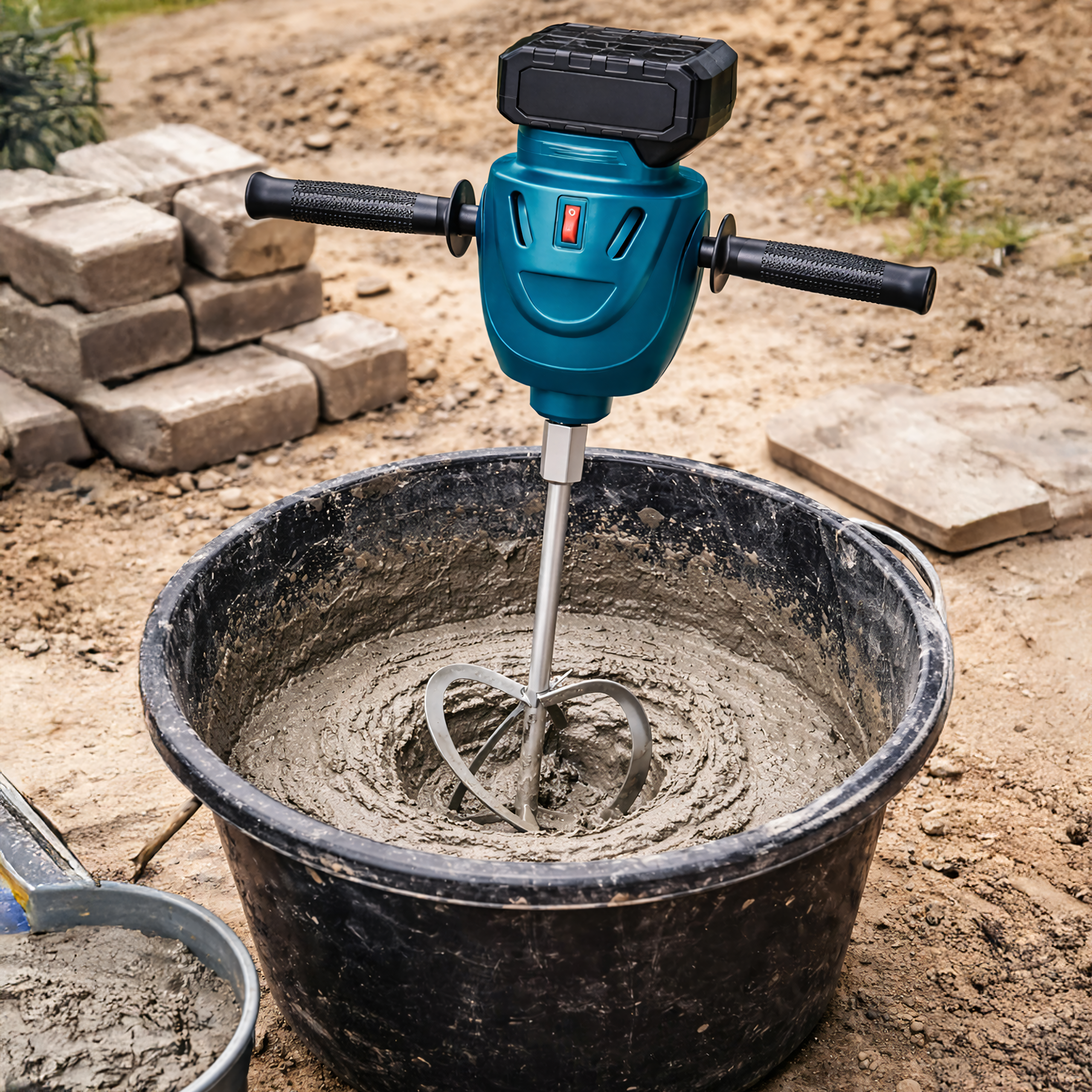 72x segamispadrun akuga pinnase ja mördi jaoks, 2x aku