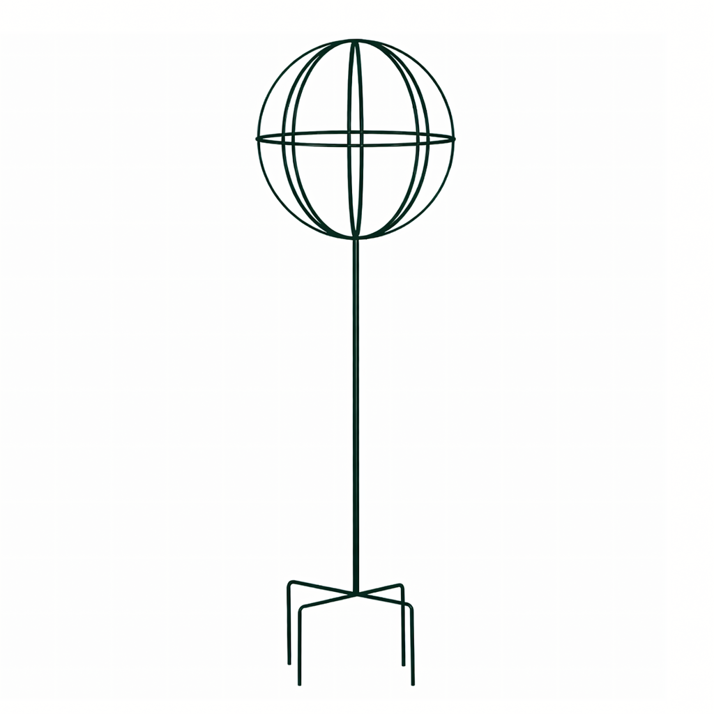Metal Garden Pergola Support for Climbing Roses and Flowers 50x10cm Green