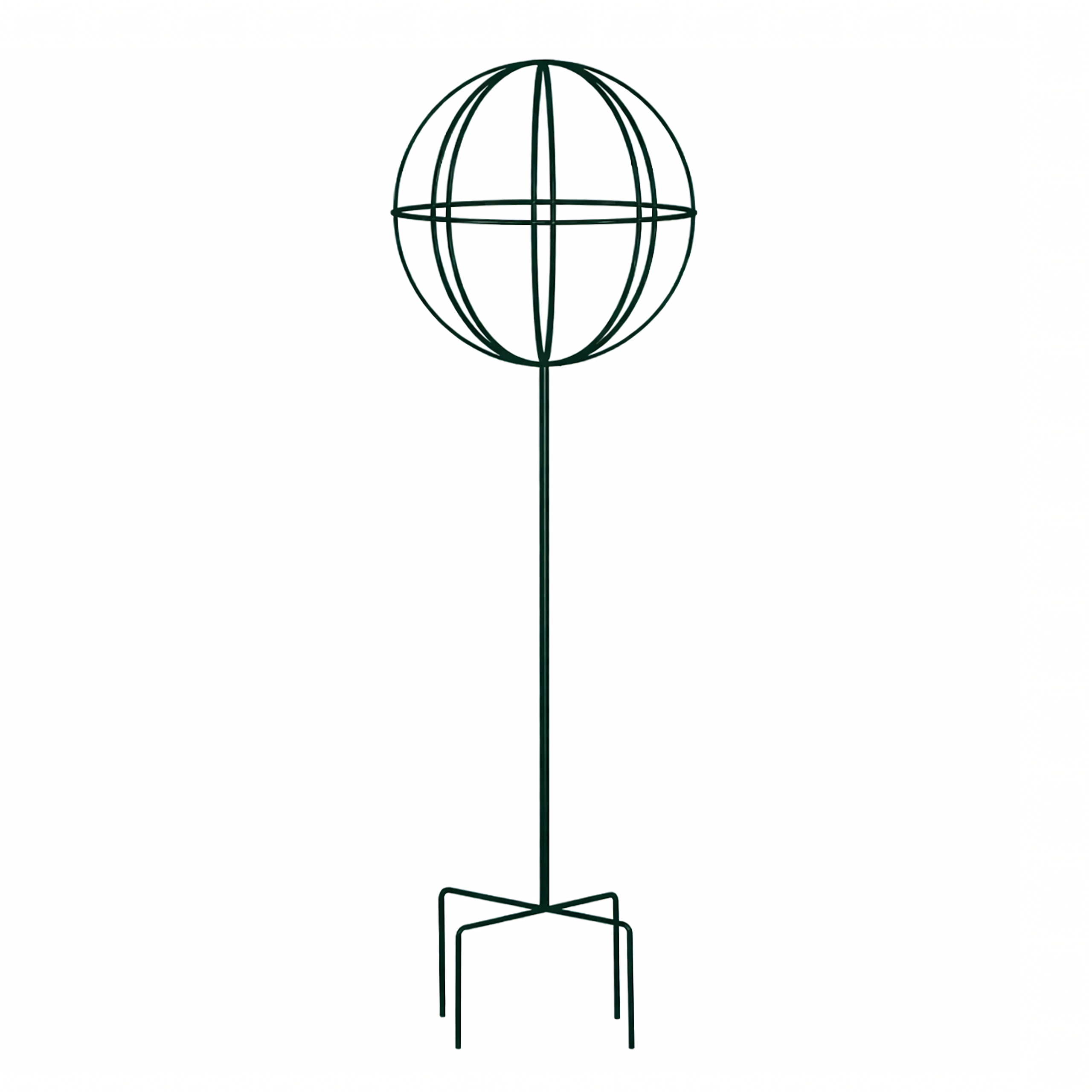 Metal Garden Pergola Support for Climbing Roses and Flowers 50x10cm Green