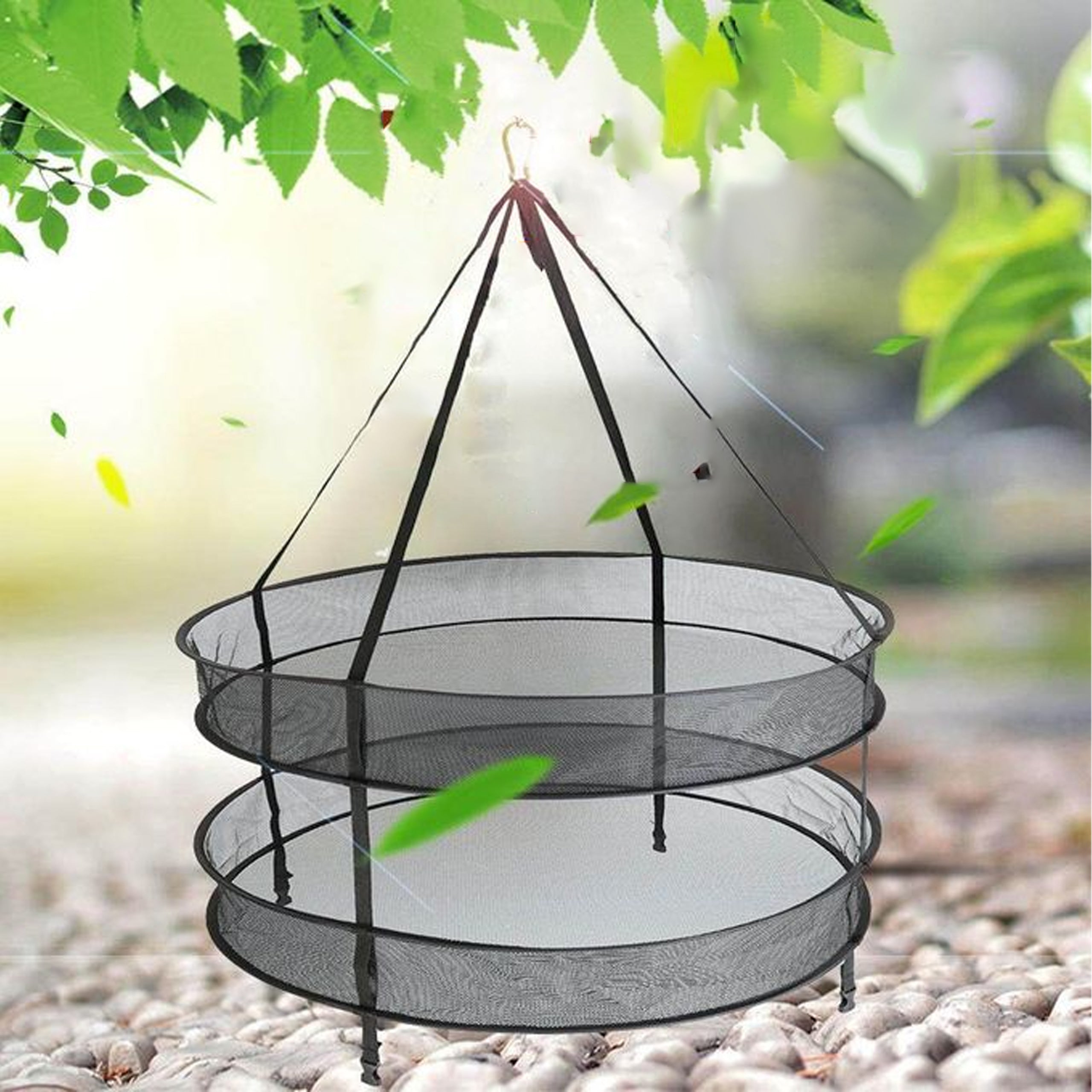 Drying Net Dryer for Mushrooms, Herbs, Vegetables, Plants 4 Shelves Adjustable