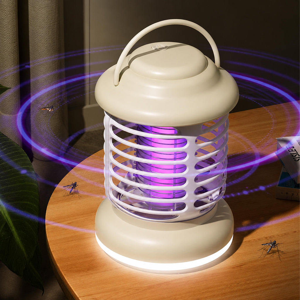 Portable UV Insect Killer Lamp for Flies, Mosquitoes, Moths, and Other Insects for Garden and Terrace