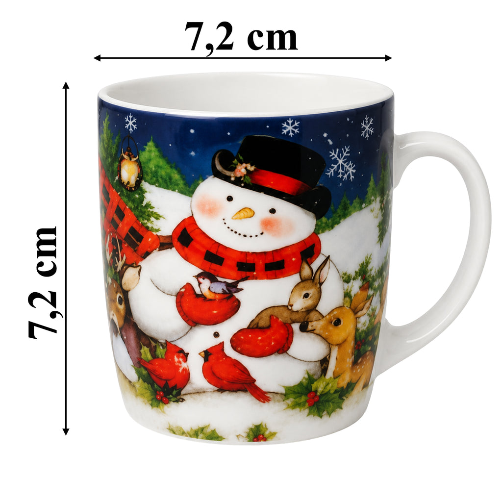 Christmas Mug Santa Snowman Christmas Tree Gift 200 ml