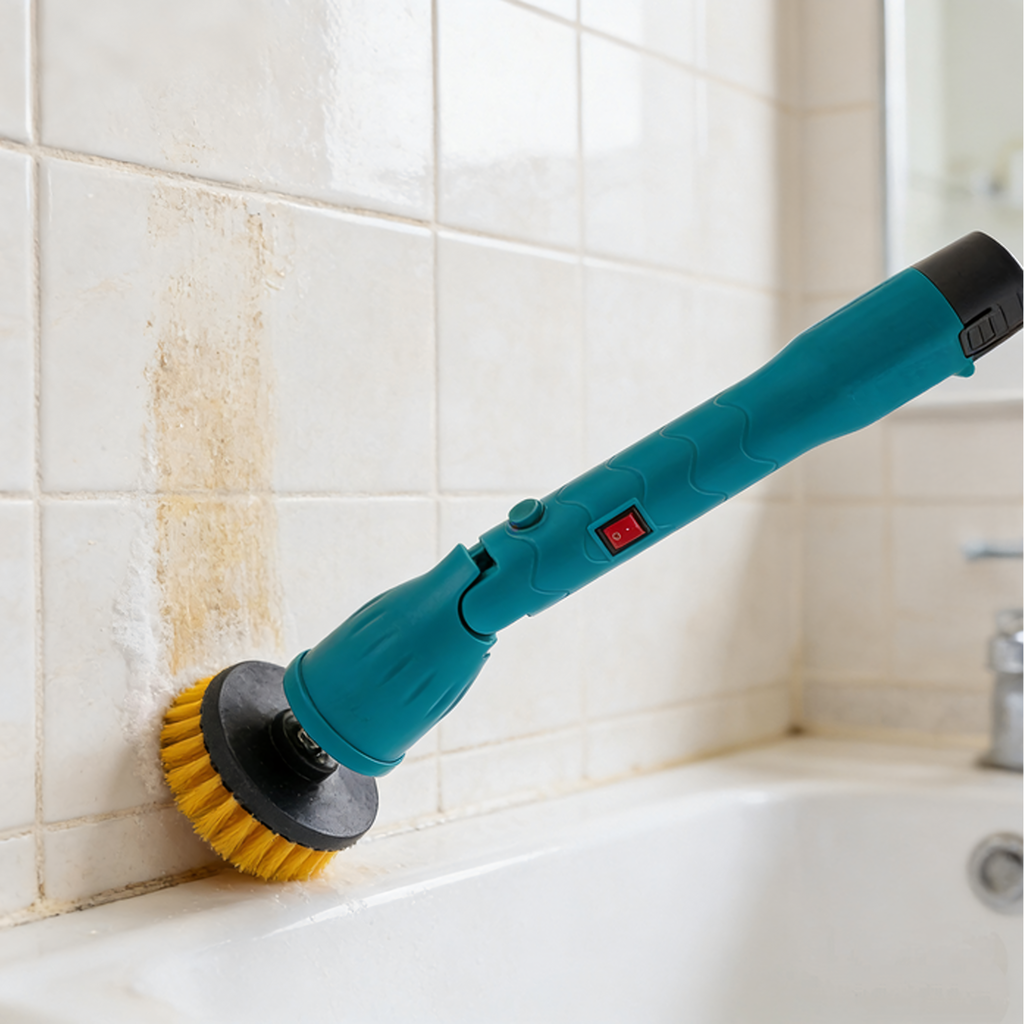 240x Elektriline pöörlev puhastushari põrandate, klaasi ja seinte jaoks, laetav