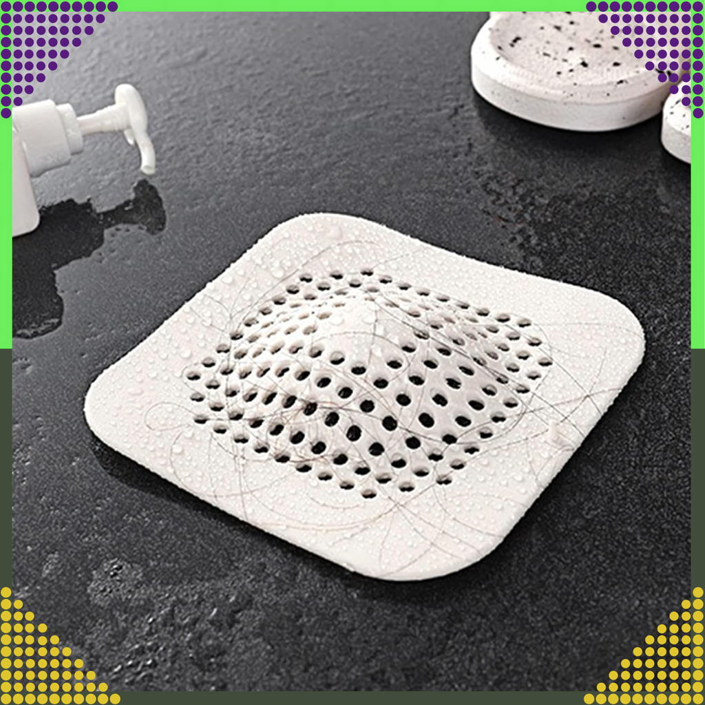 Silicone Strainer for Sink, Bathtub, Washbasin, Drain Filter, Hair Catcher