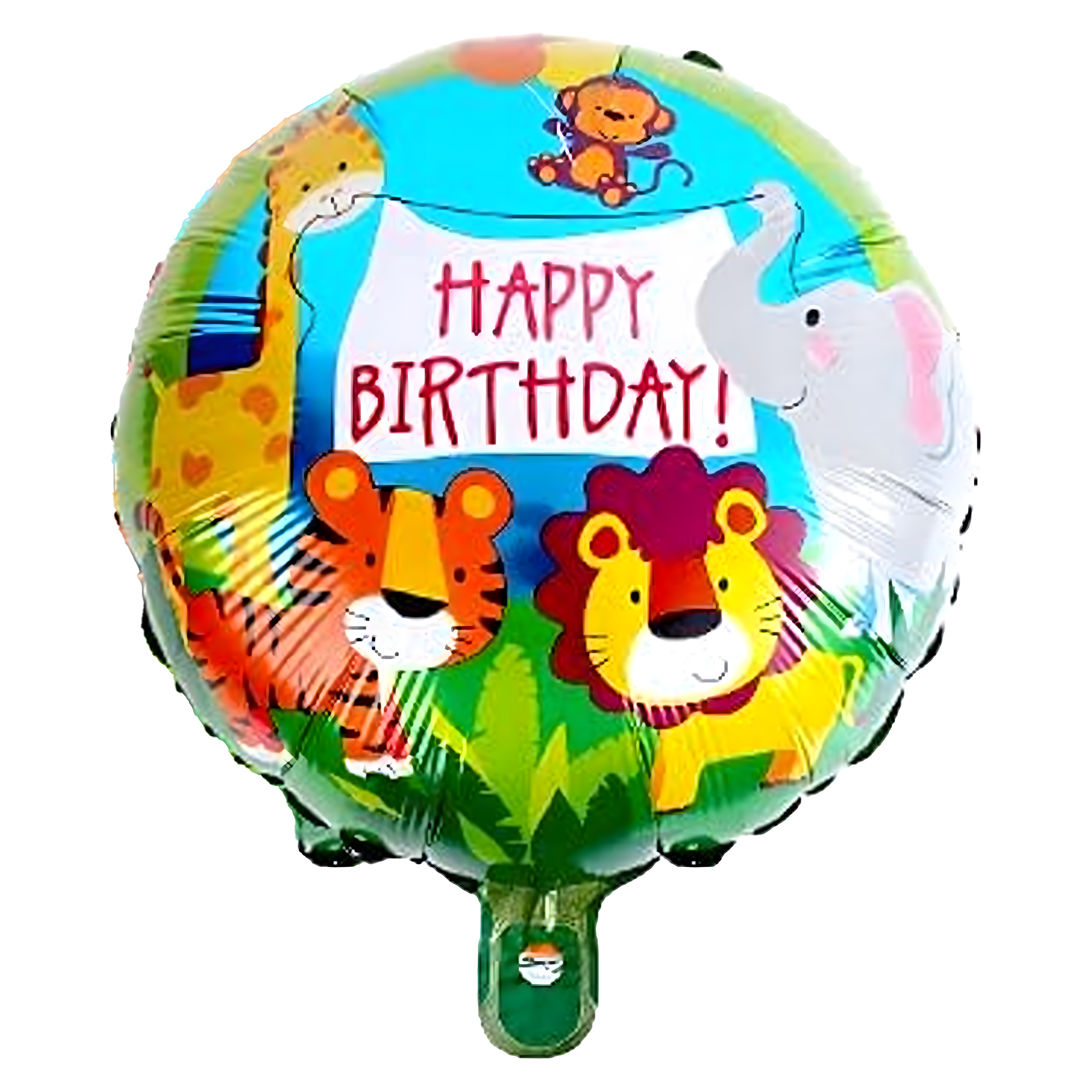 Set of Birthday Balloons Giraffe Animals for Birthday Party 5 pcs