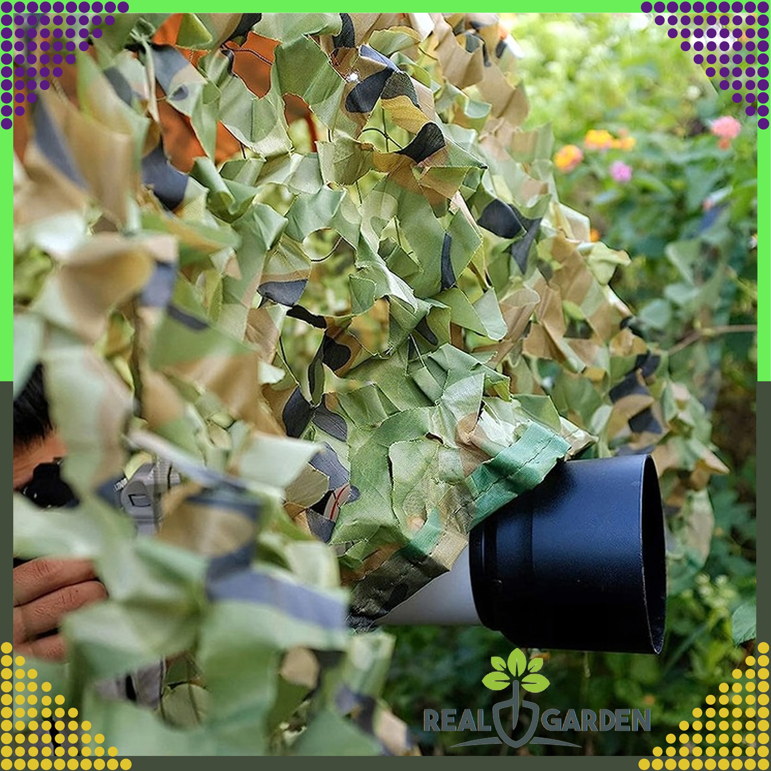 Military Camouflage Net 3x3m Garden Shade Cover